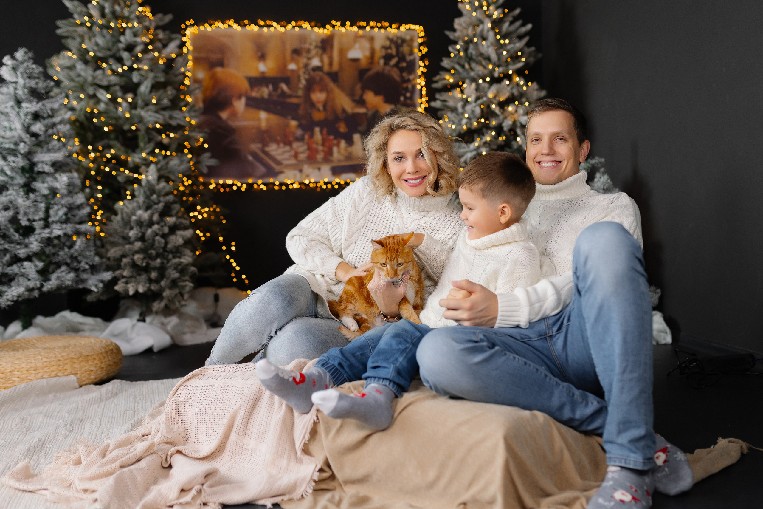 Семейная новогодняя съемка. Свадебный фотограф в Минске/Беларуси Сергей Спиридонов