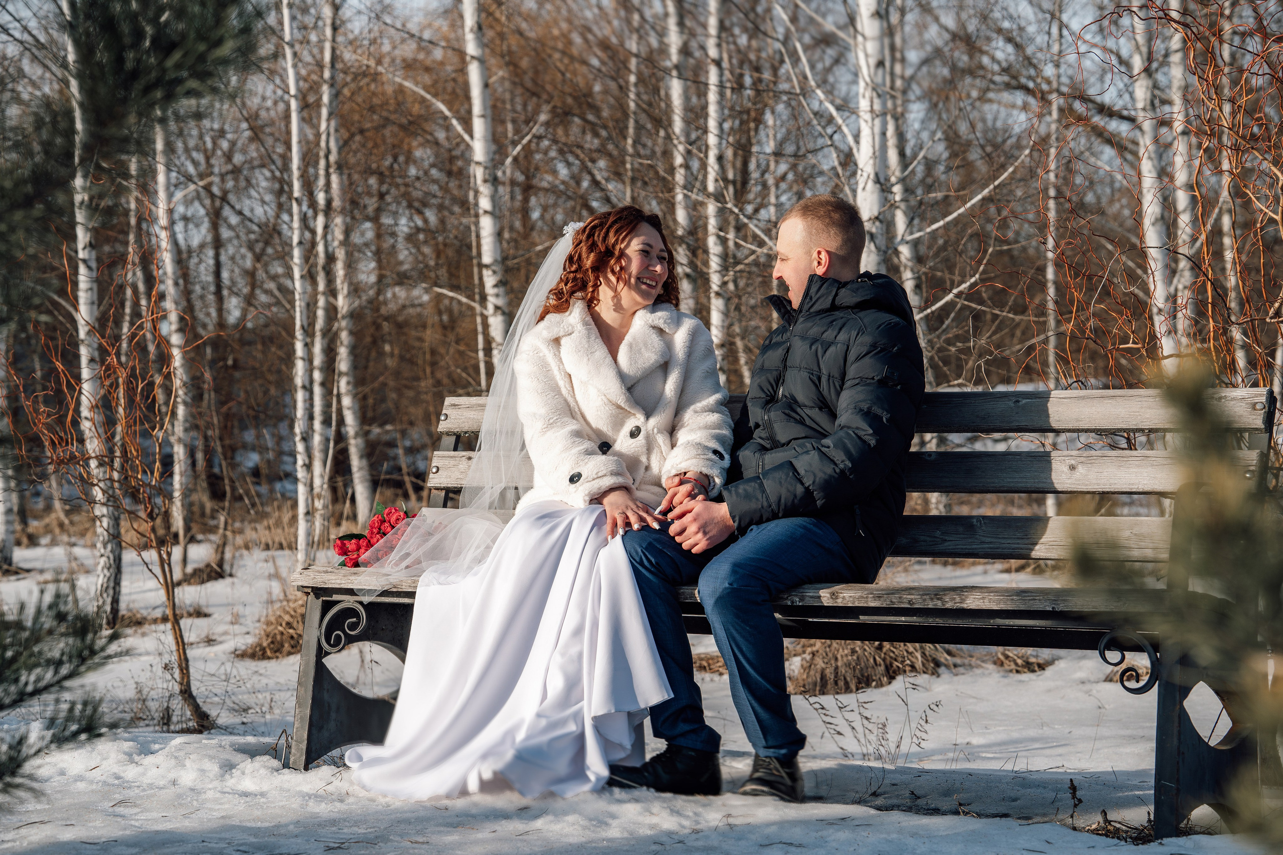 Зимняя свадьба Алексея и Марины. Фотограф Юлия Паськова, город Бирюч