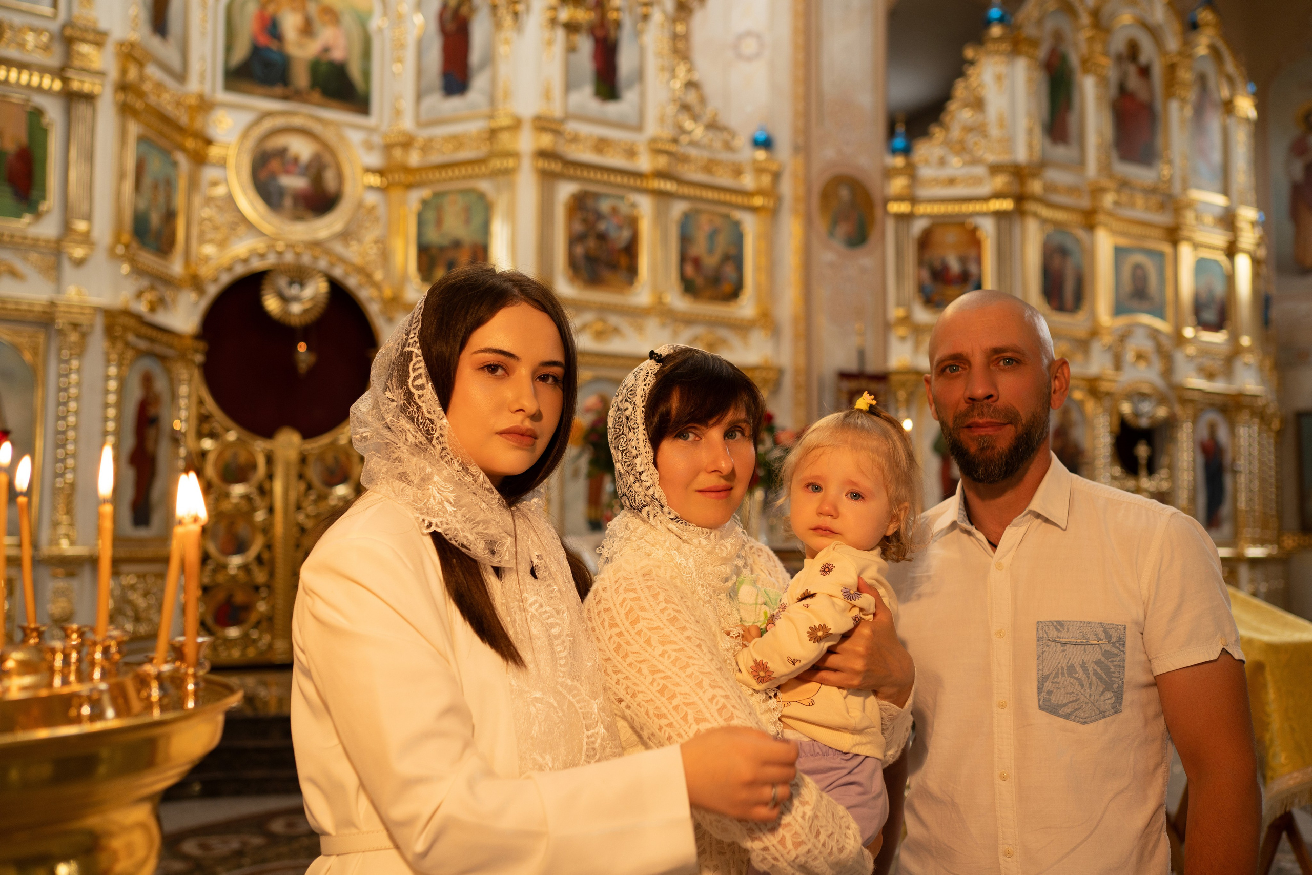 Таинство крещения Екатерины