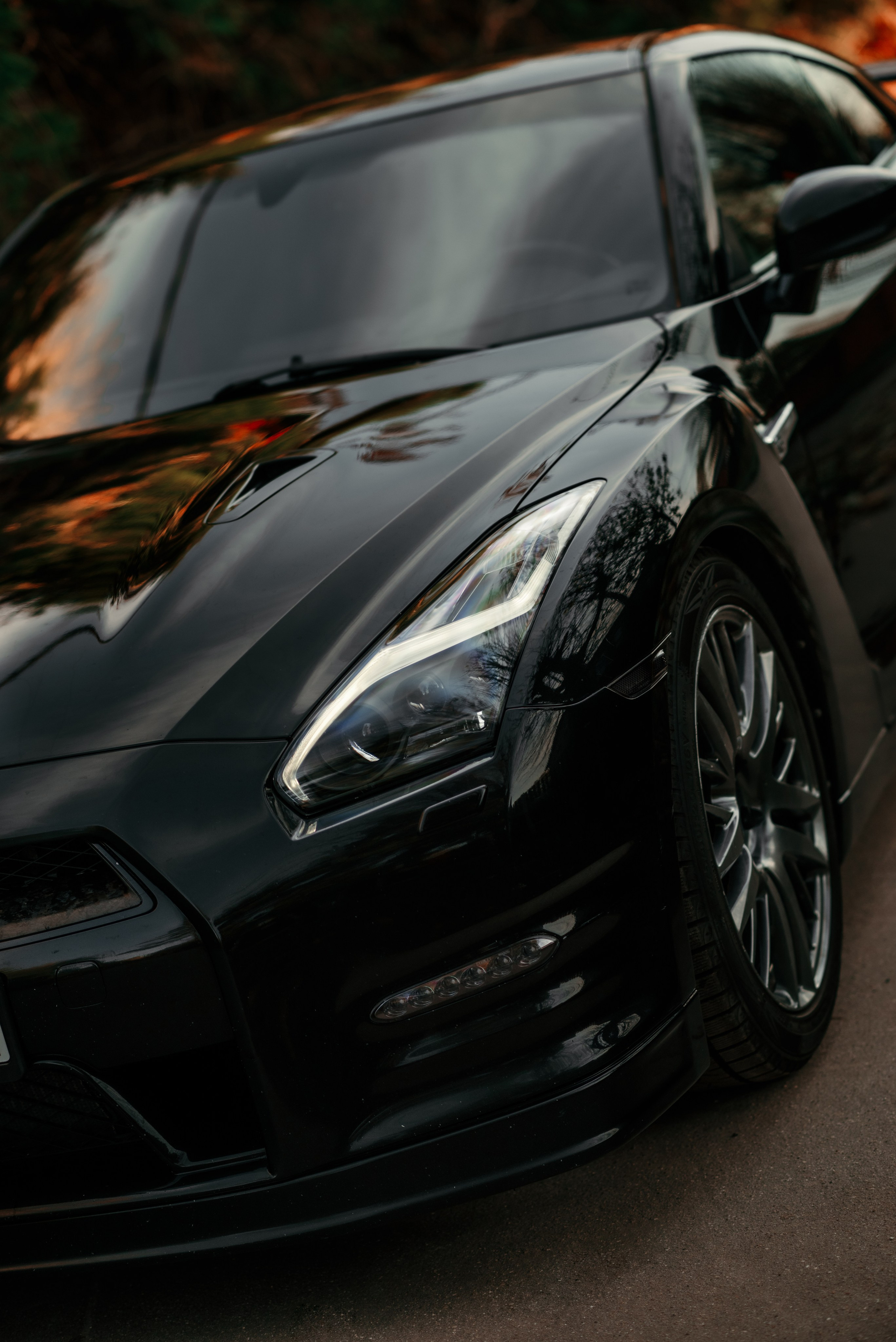 Nissan GT-R35 autumn vibe. DeLorein