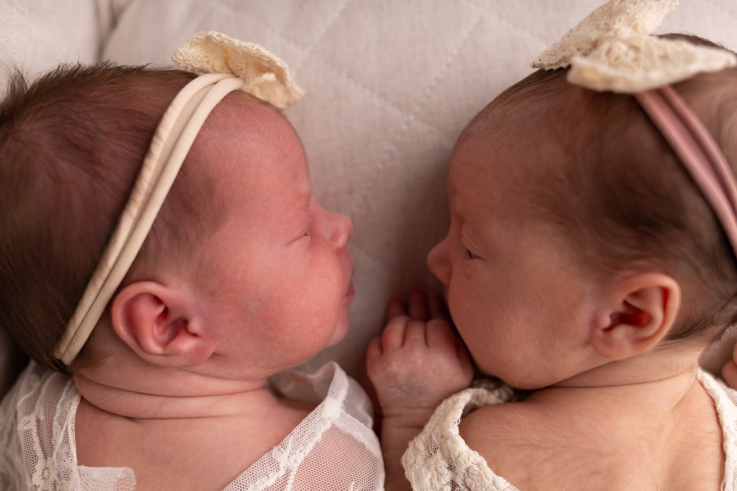 Фотосъемка двойни. Фотограф новорожденных малышей в Омске и Омской области Эльвира Камаева