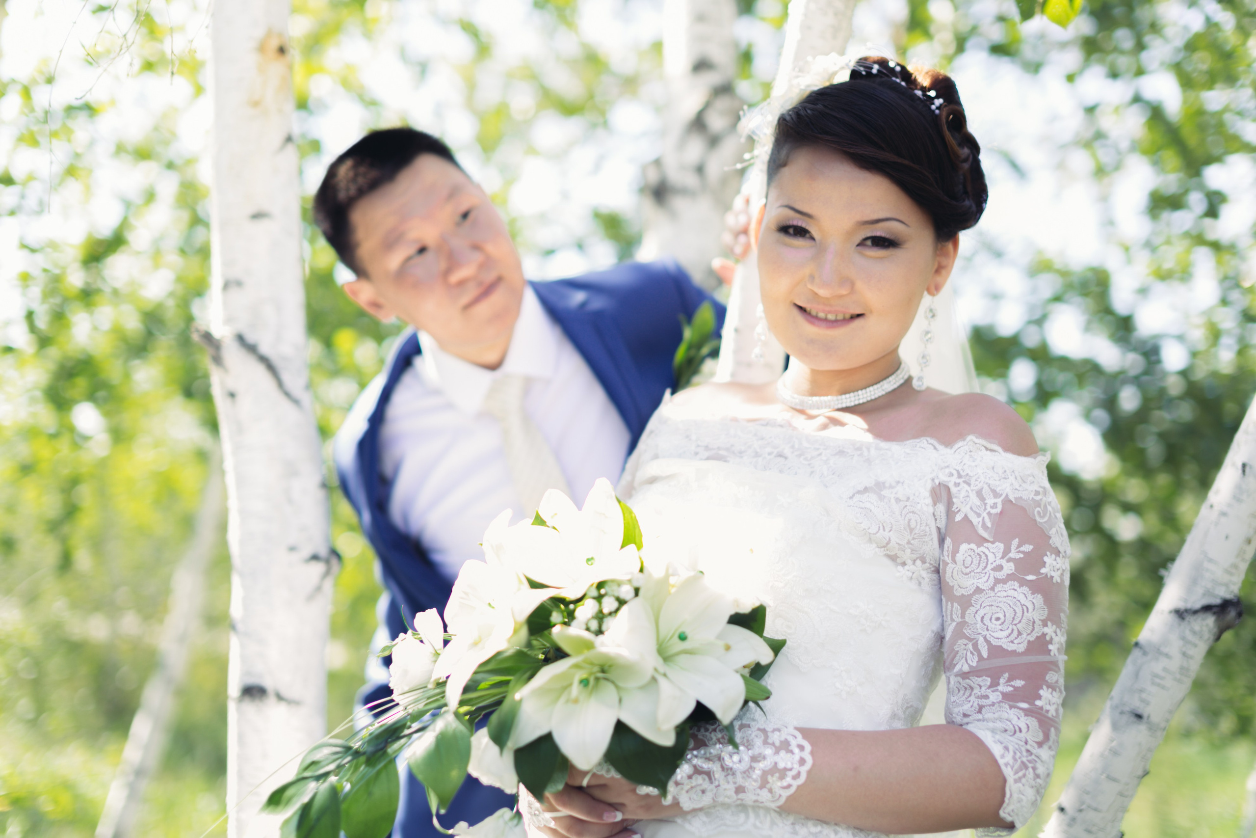 Летнее свадебное фото. Фотограф Надежда Куин, Якутск