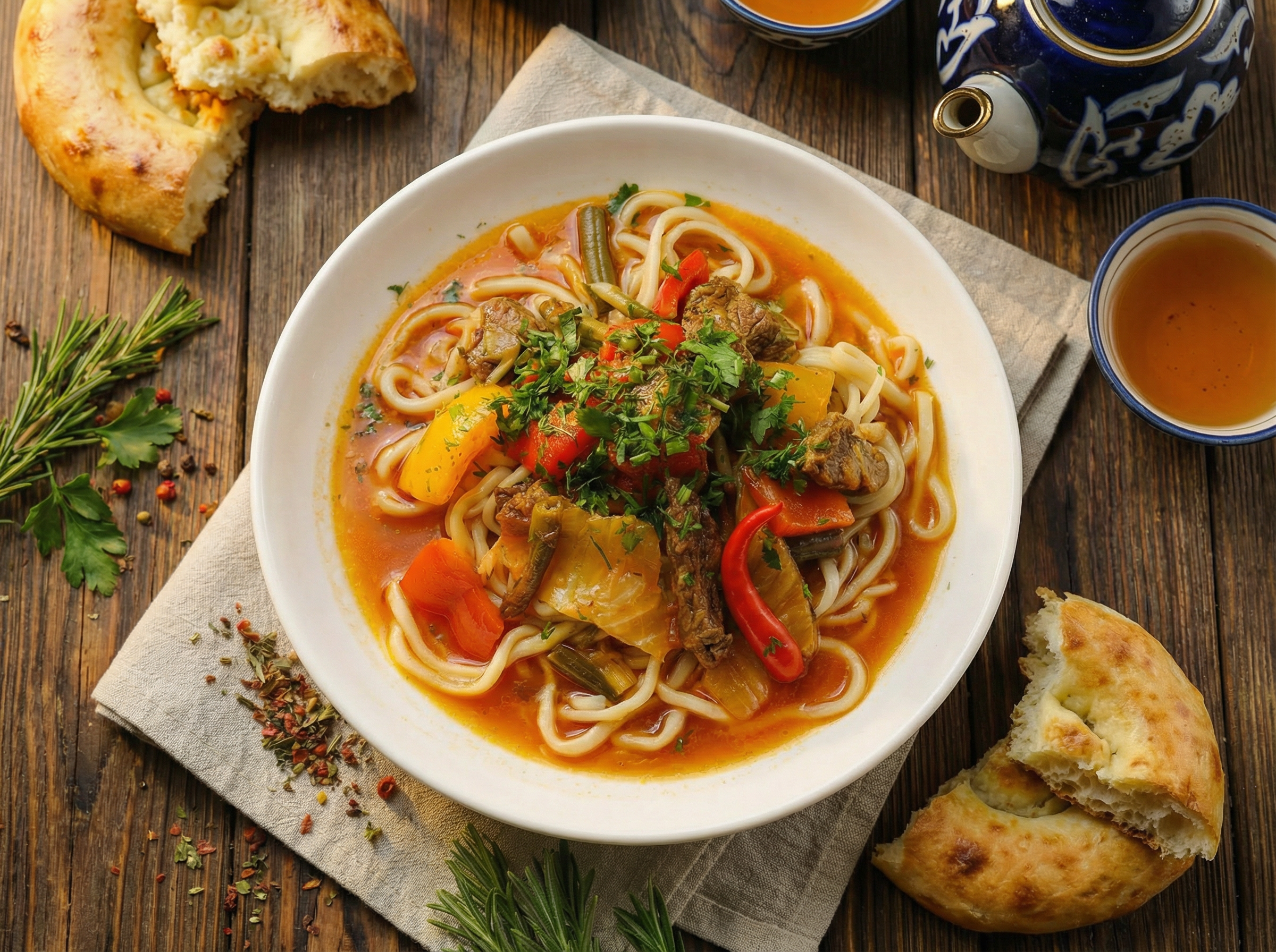 Чайхана. AI-фотографии для вашего бизнеса