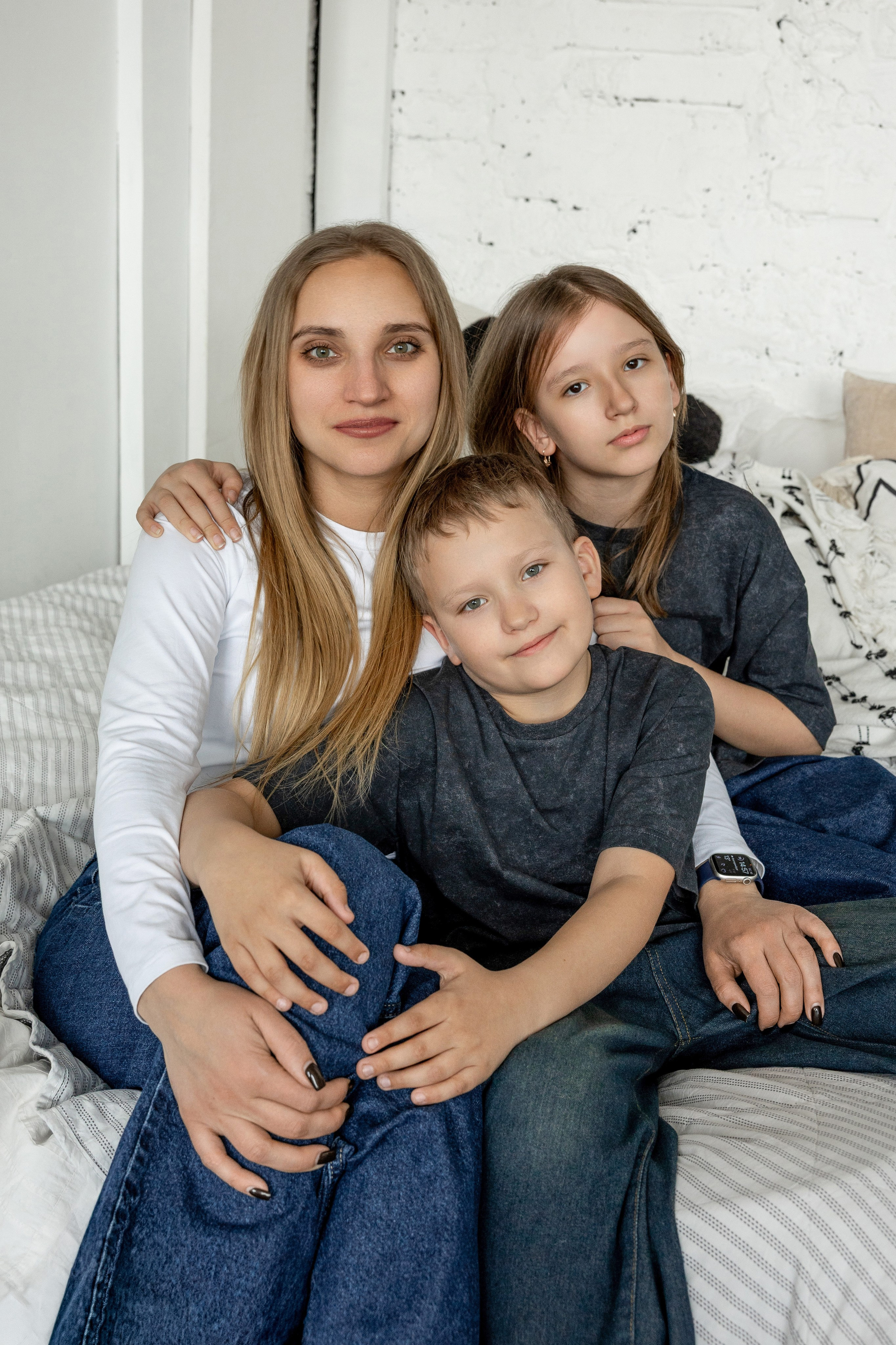 Мама и дети. Фотограф Екатерина Голицына