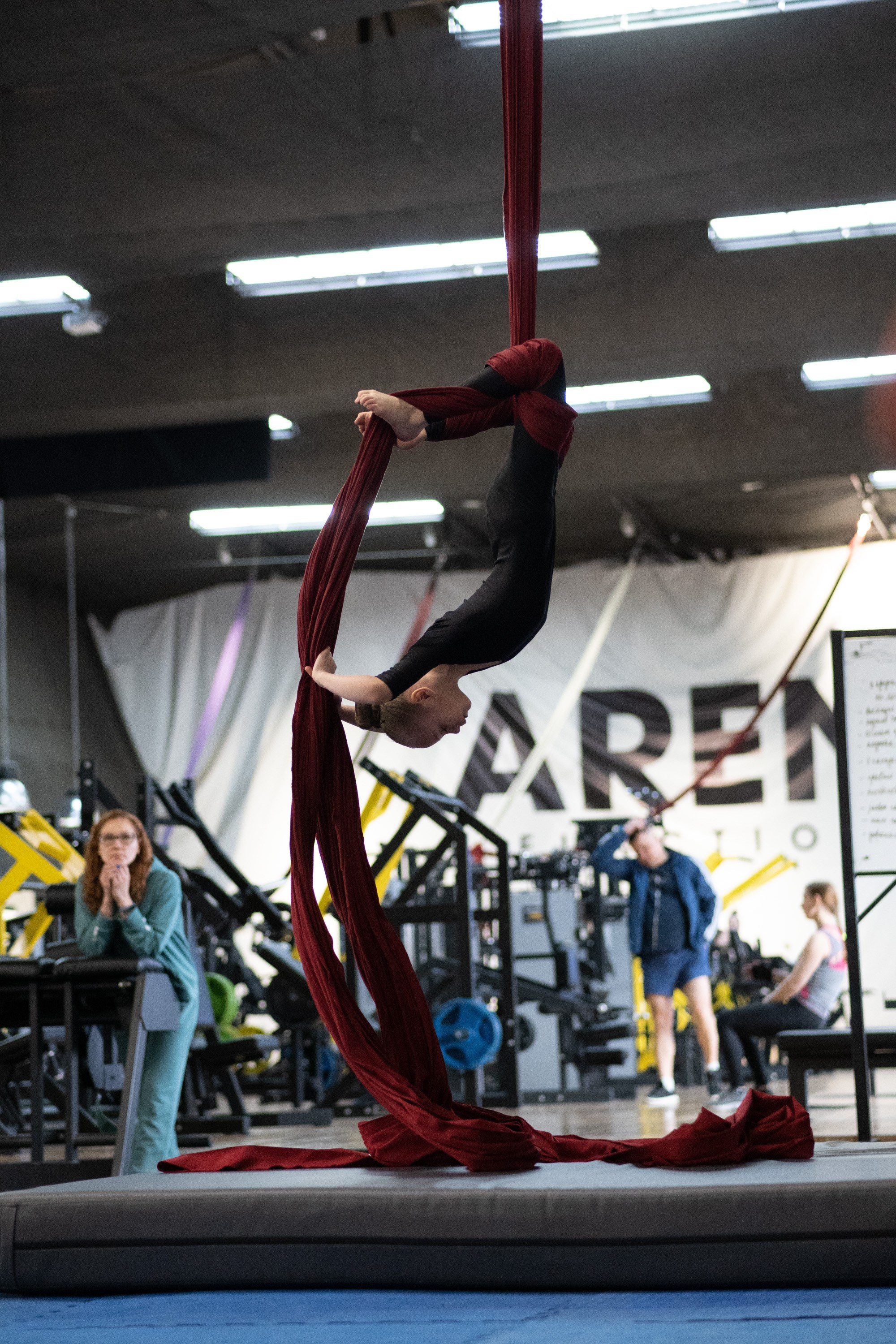 Внутриклубные соревнования по воздушной гимнастике 02.04.23