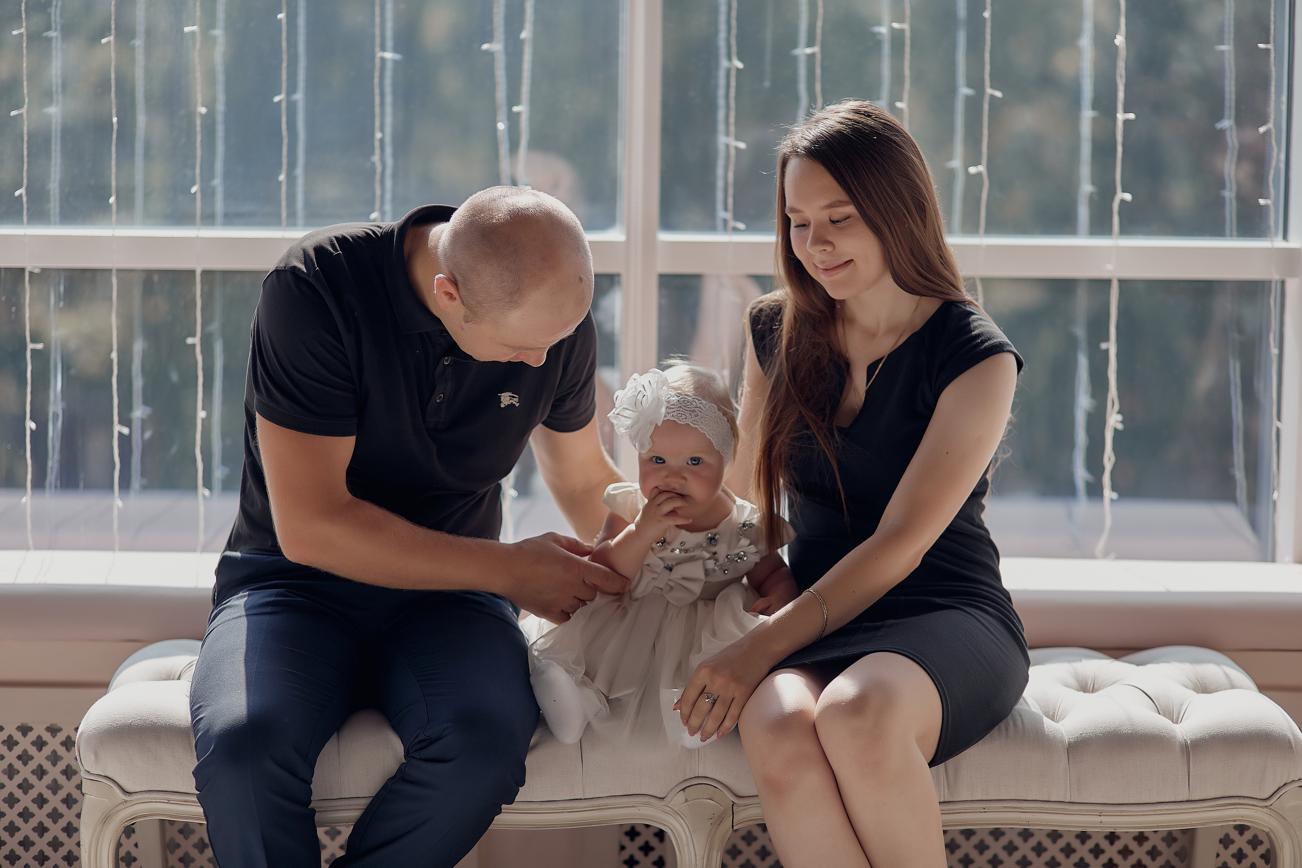Первый день рождения прекрасной девочки. Свадебный и семейный фотограф Алексей Сафонов