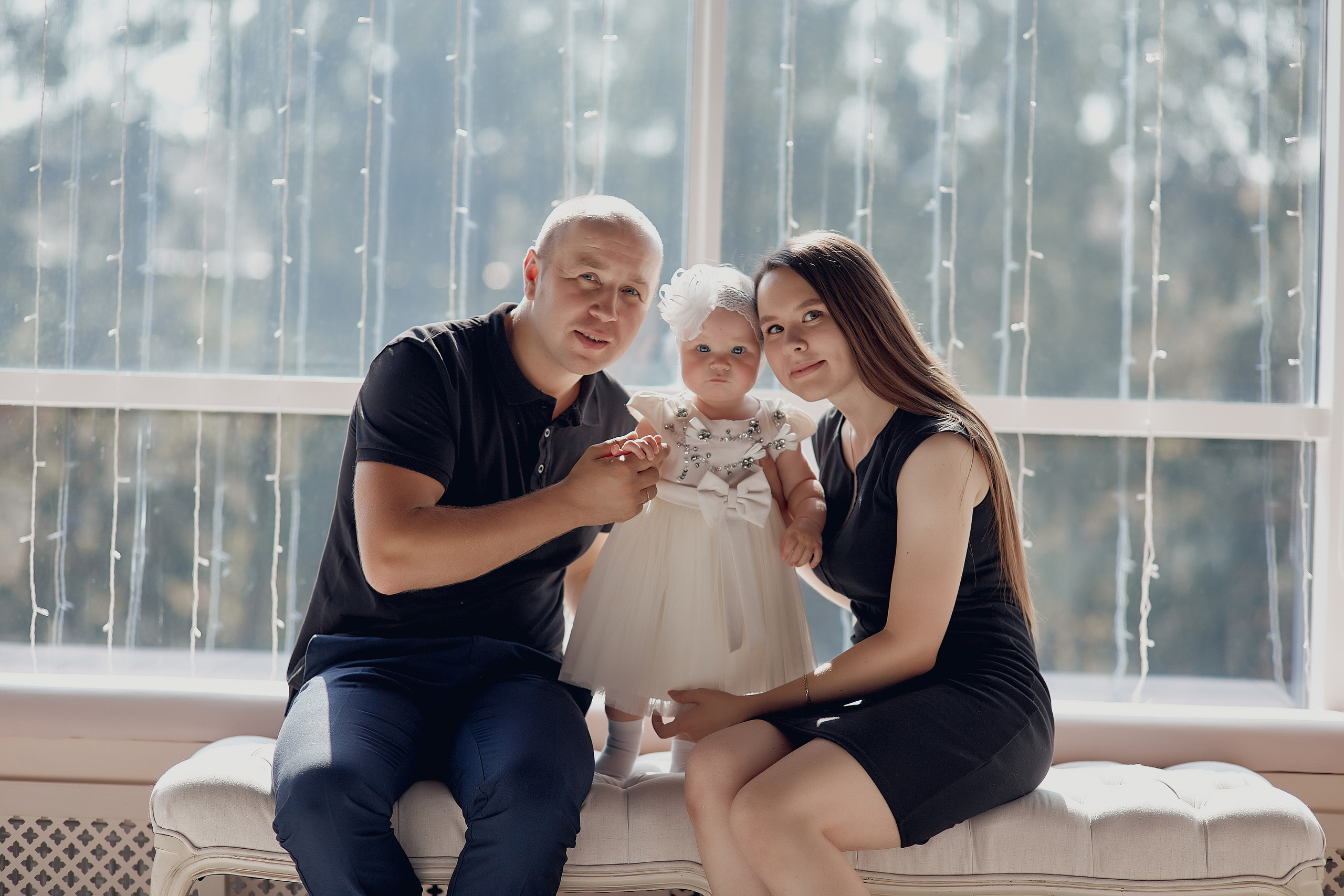 Первый день рождения прекрасной девочки. Свадебный и семейный фотограф Алексей Сафонов