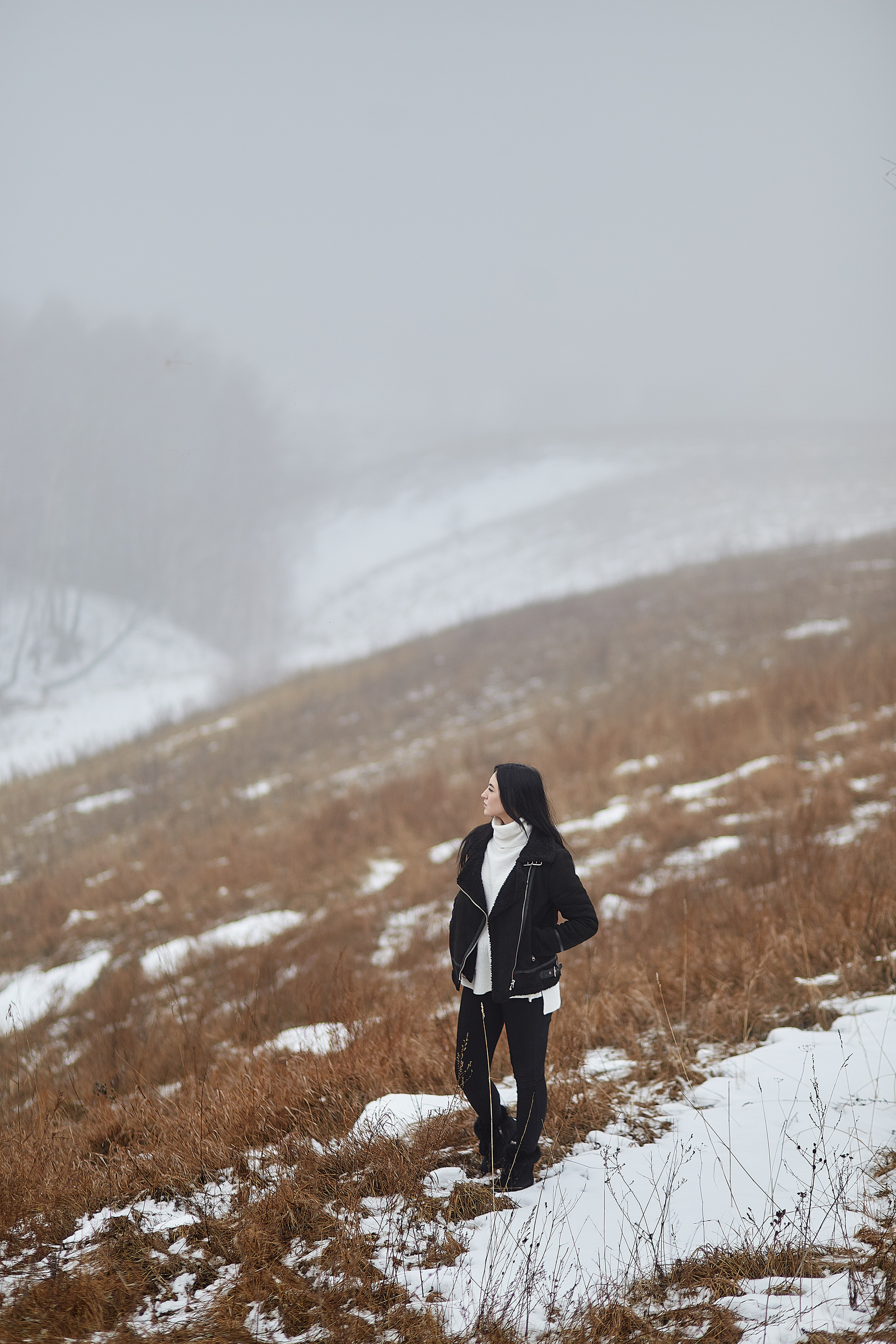 Полина в тумане. Свадебный и семейный фотограф Алексей Сафонов