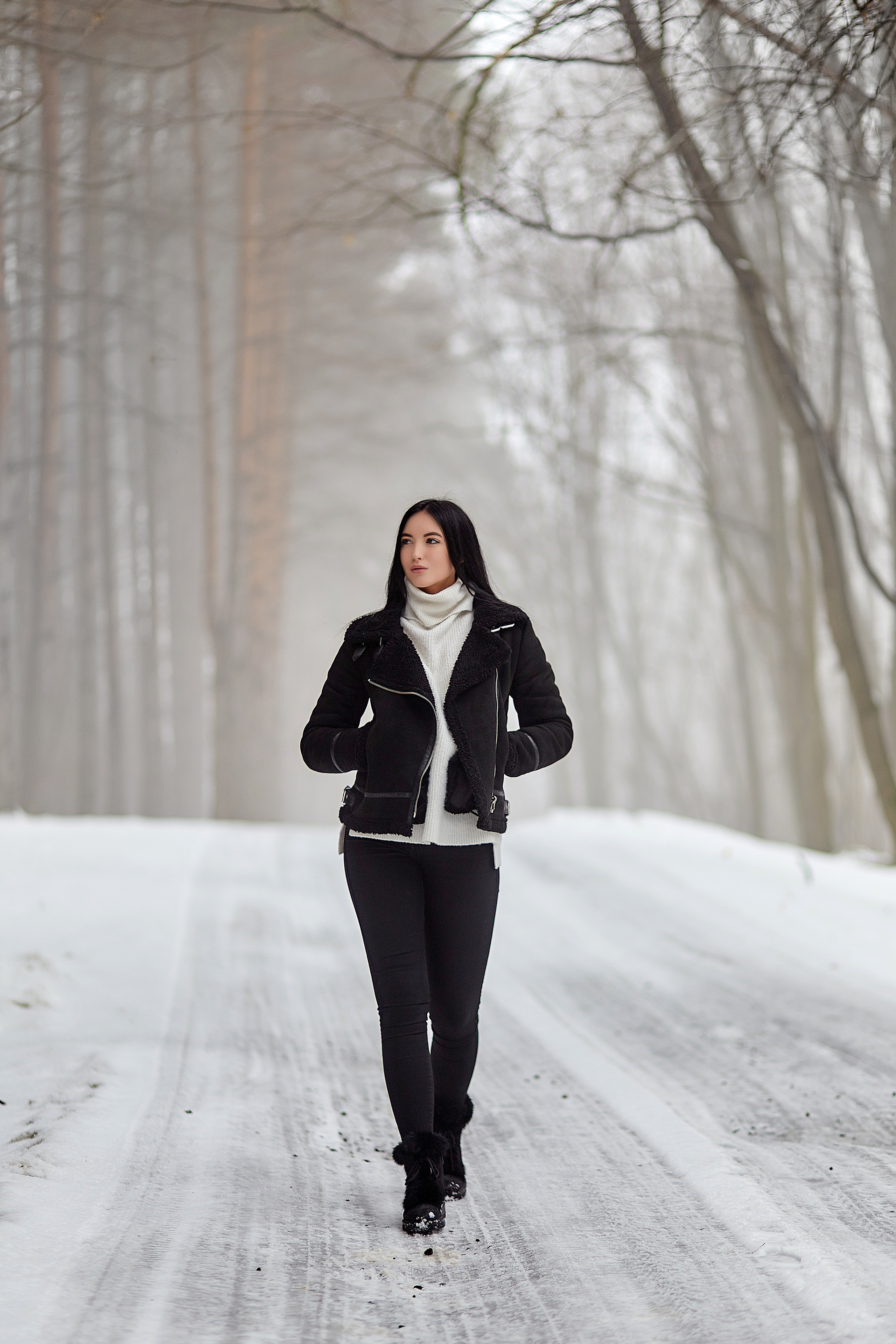 Полина в тумане. Свадебный и семейный фотограф Алексей Сафонов