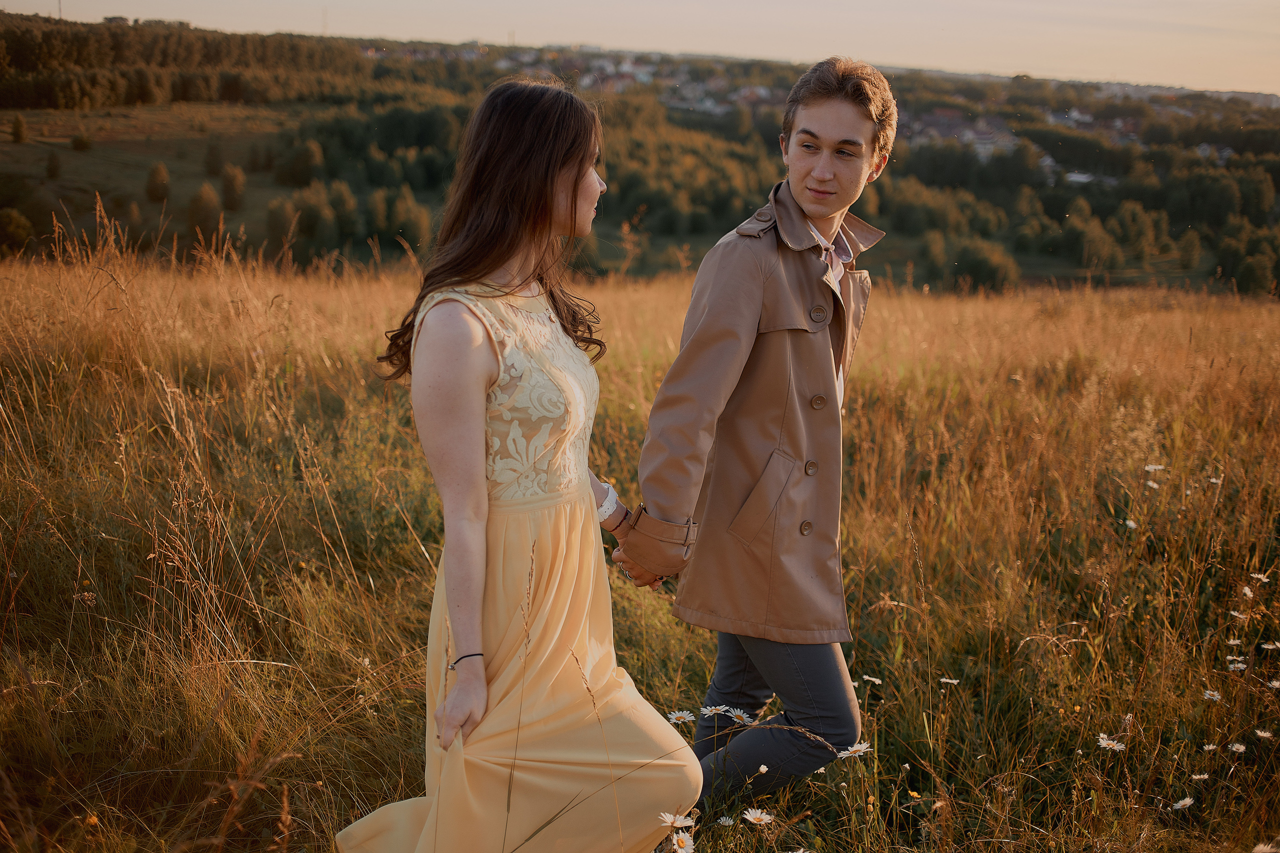 Романтика в лучах закатного солнца. Свадебный и семейный фотограф Алексей Сафонов