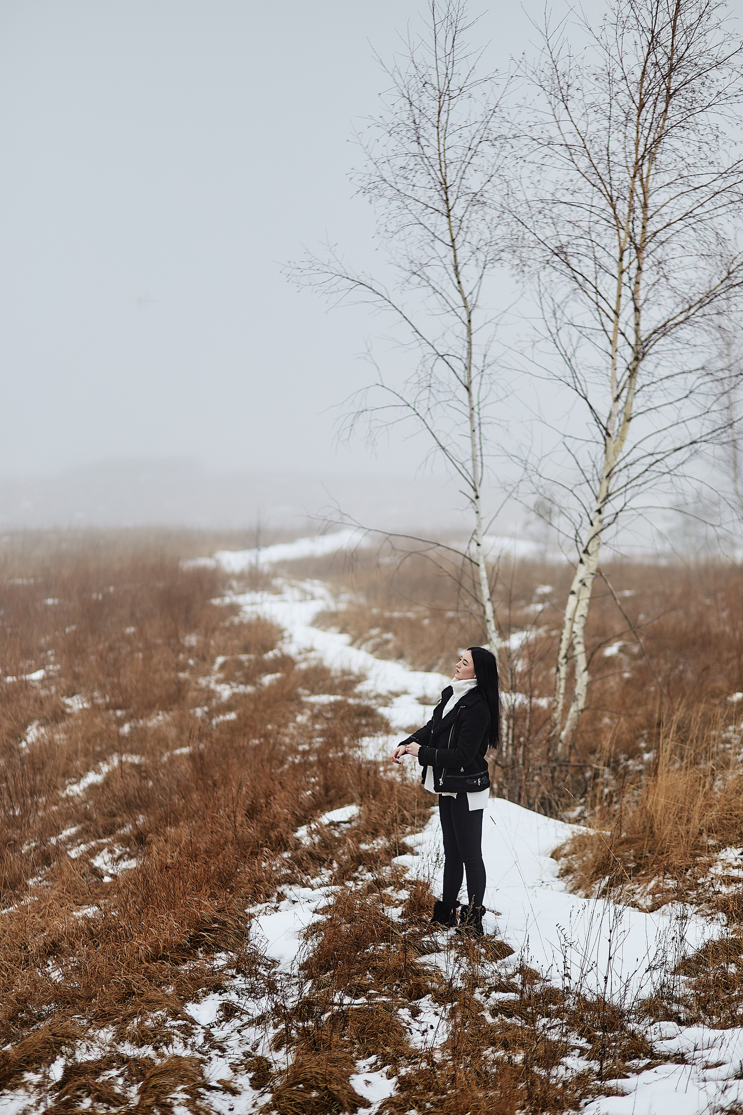 Полина в тумане. Свадебный и семейный фотограф Алексей Сафонов