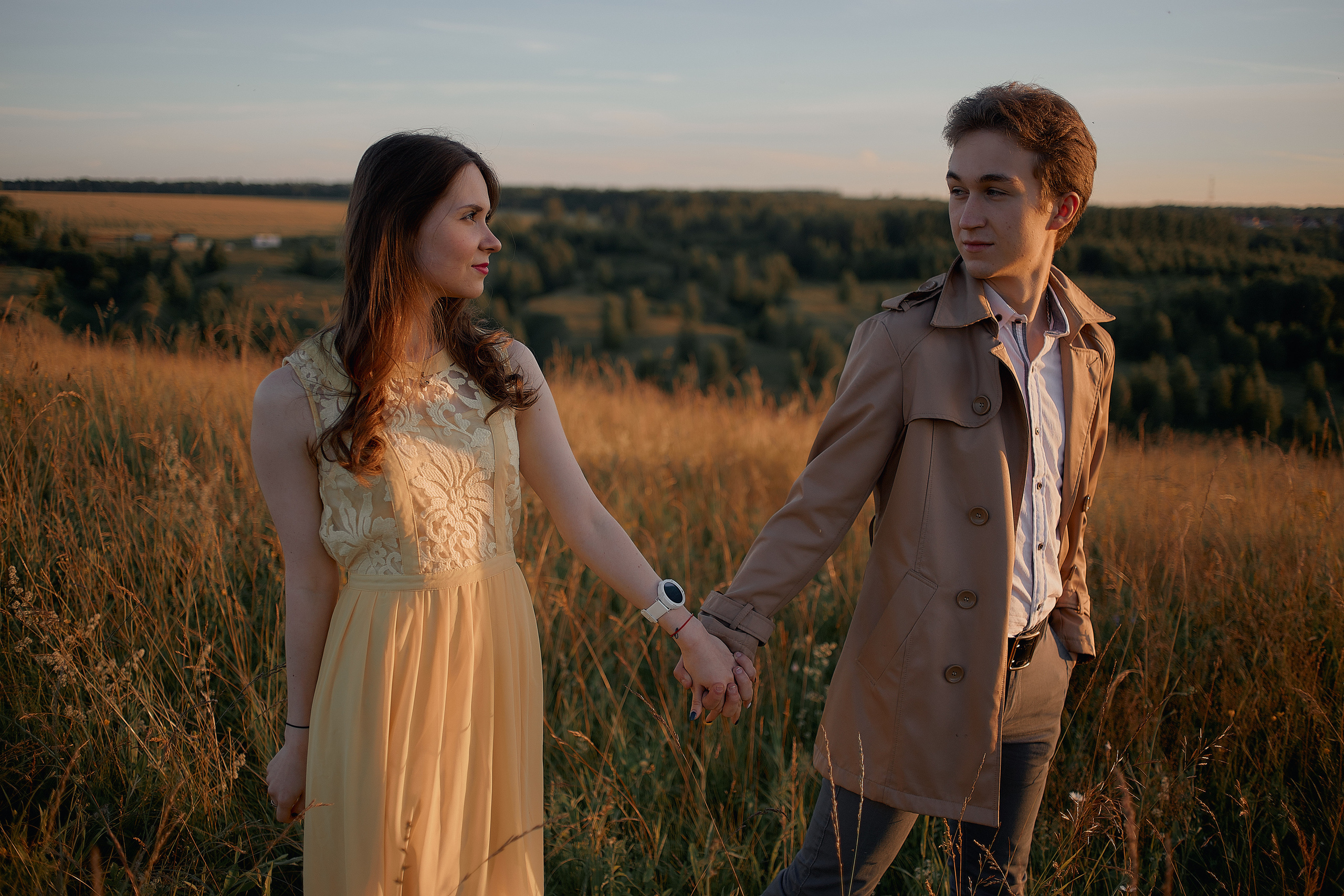 Романтика в лучах закатного солнца. Свадебный и семейный фотограф Алексей Сафонов