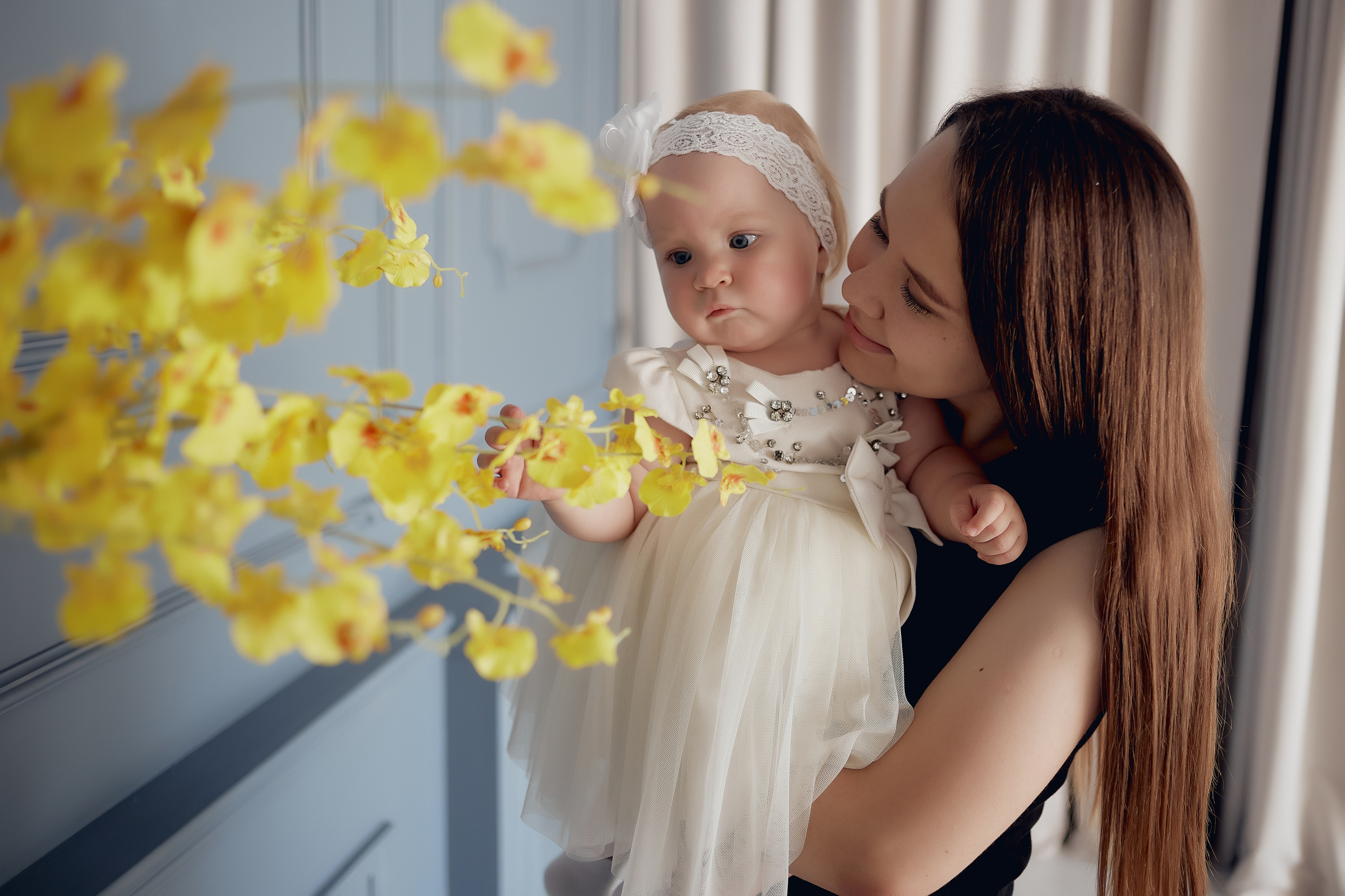 Первый день рождения прекрасной девочки. Свадебный и семейный фотограф Алексей Сафонов