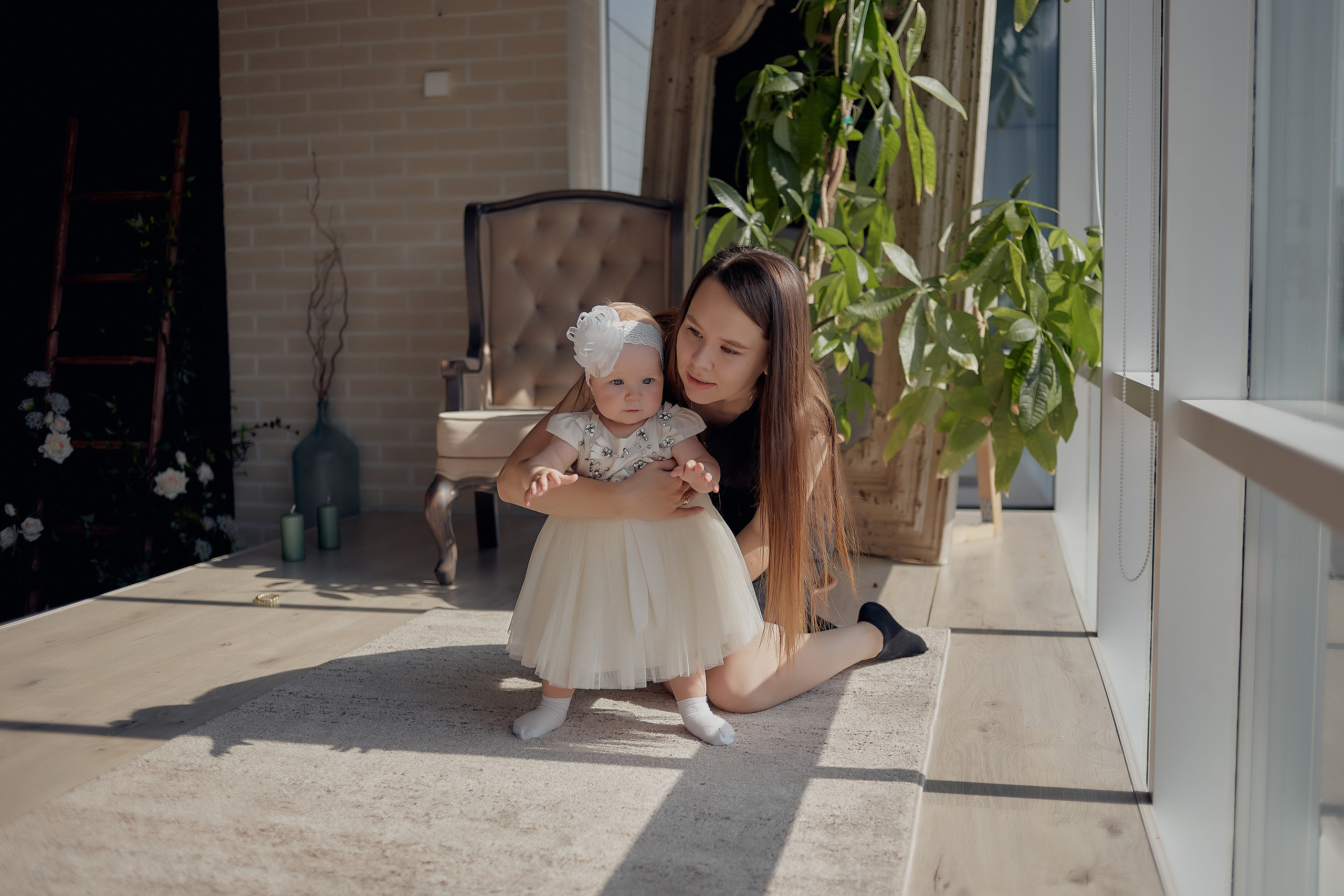 Первый день рождения прекрасной девочки. Свадебный и семейный фотограф Алексей Сафонов