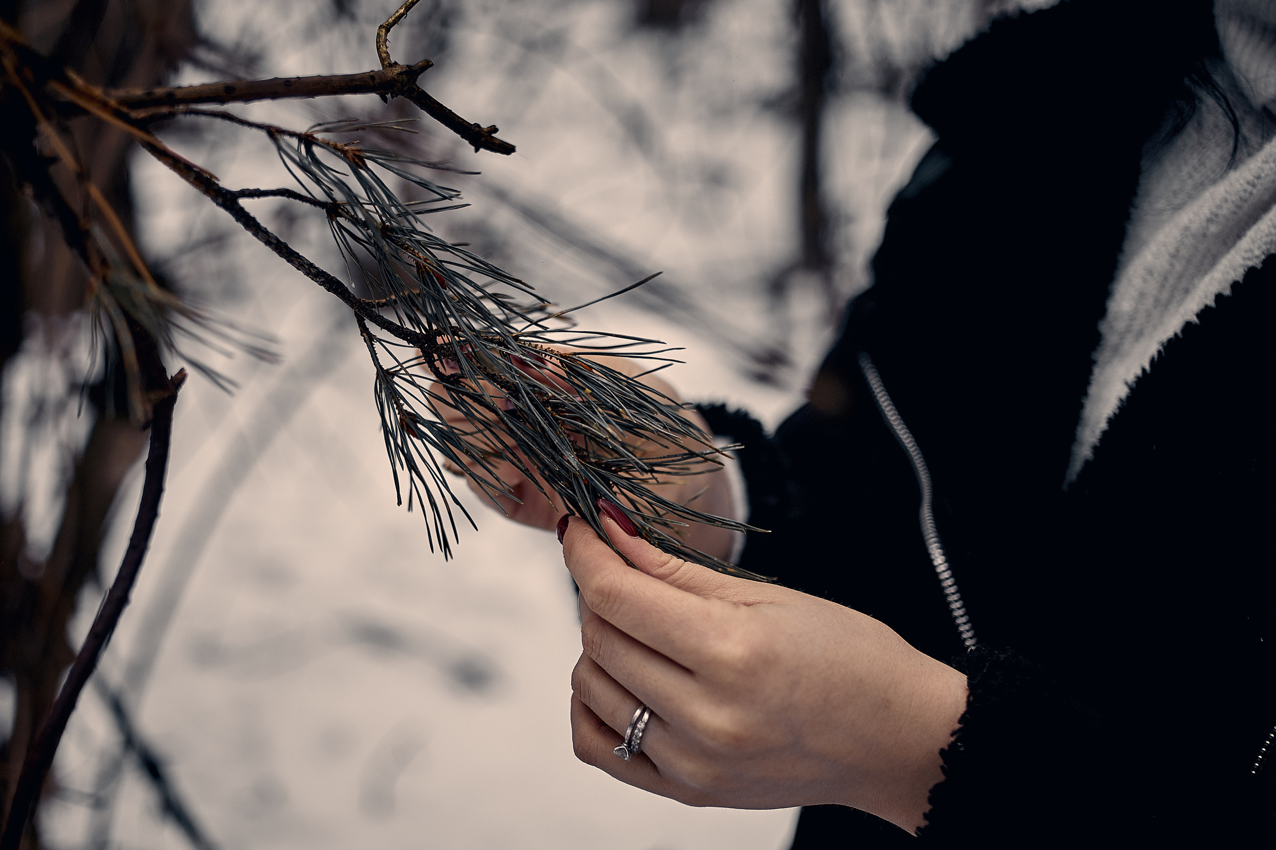 Полина в тумане. Свадебный и семейный фотограф Алексей Сафонов
