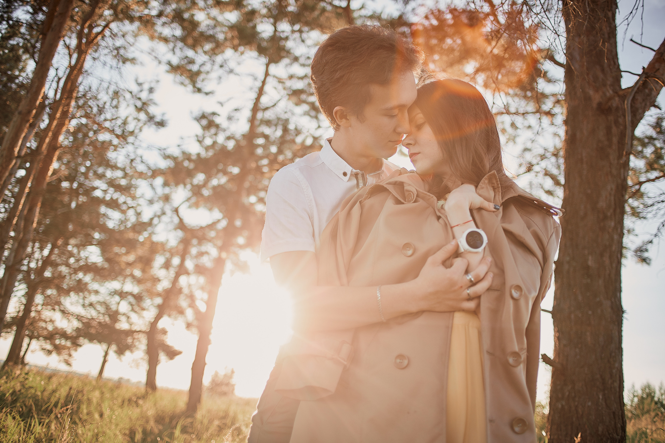 Романтика в лучах закатного солнца. Свадебный и семейный фотограф Алексей Сафонов