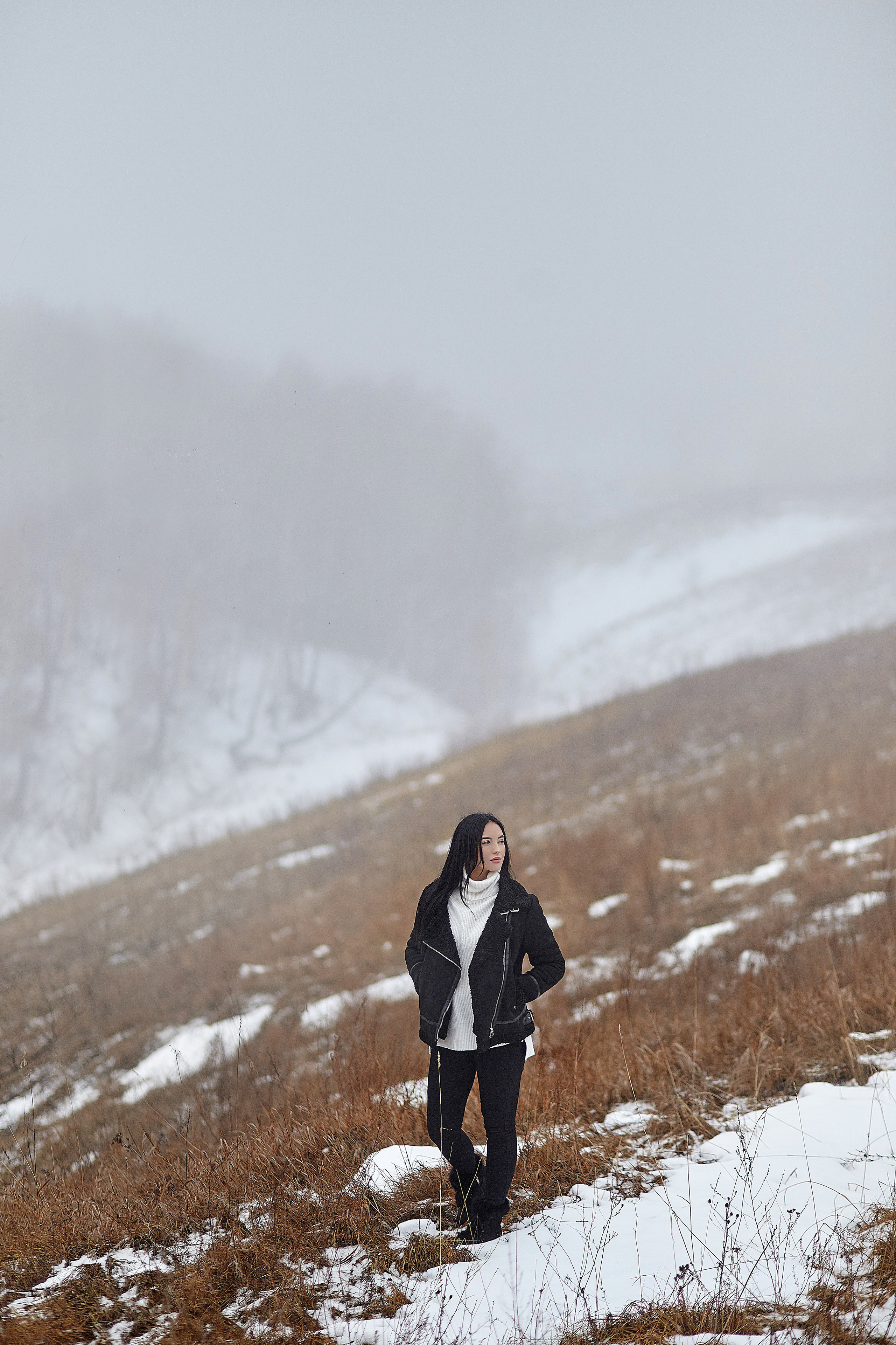 Полина в тумане. Свадебный и семейный фотограф Алексей Сафонов