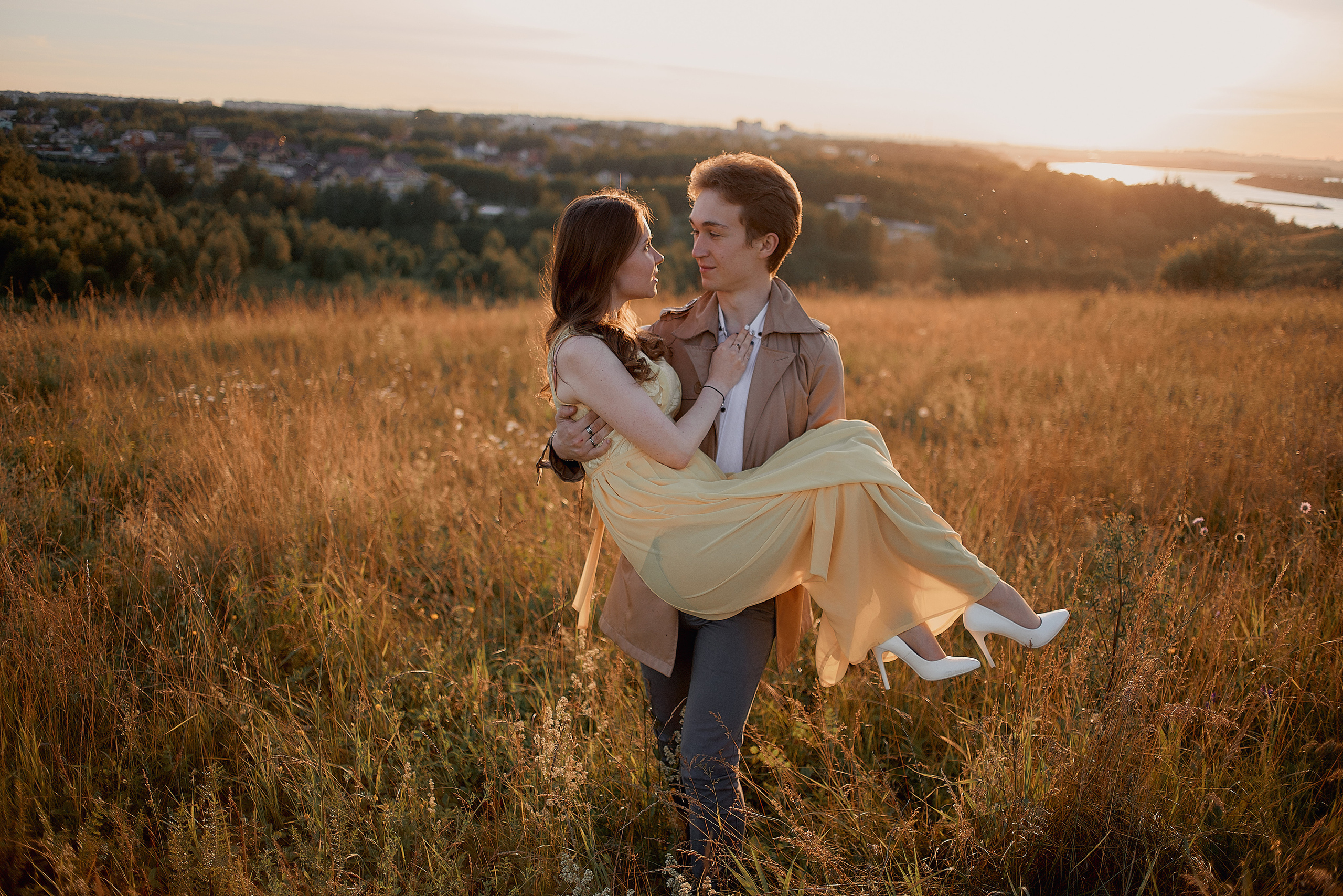 Романтика в лучах закатного солнца. Свадебный и семейный фотограф Алексей Сафонов