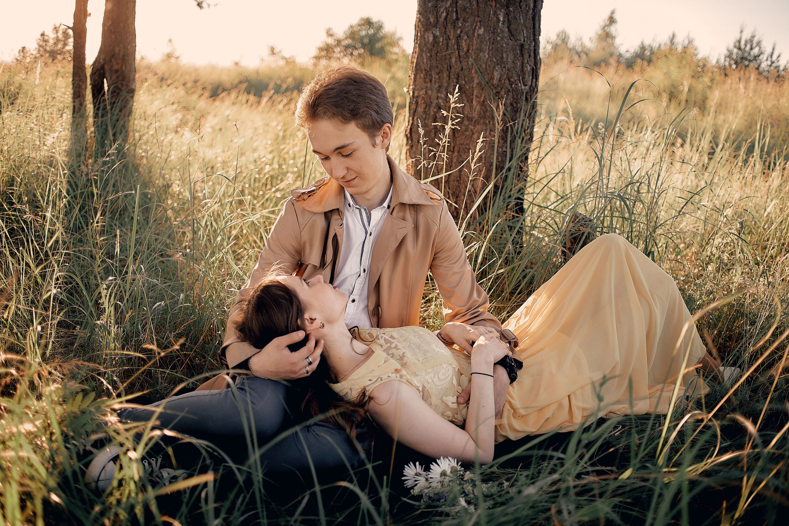 Романтика в лучах закатного солнца. Свадебный и семейный фотограф Алексей Сафонов