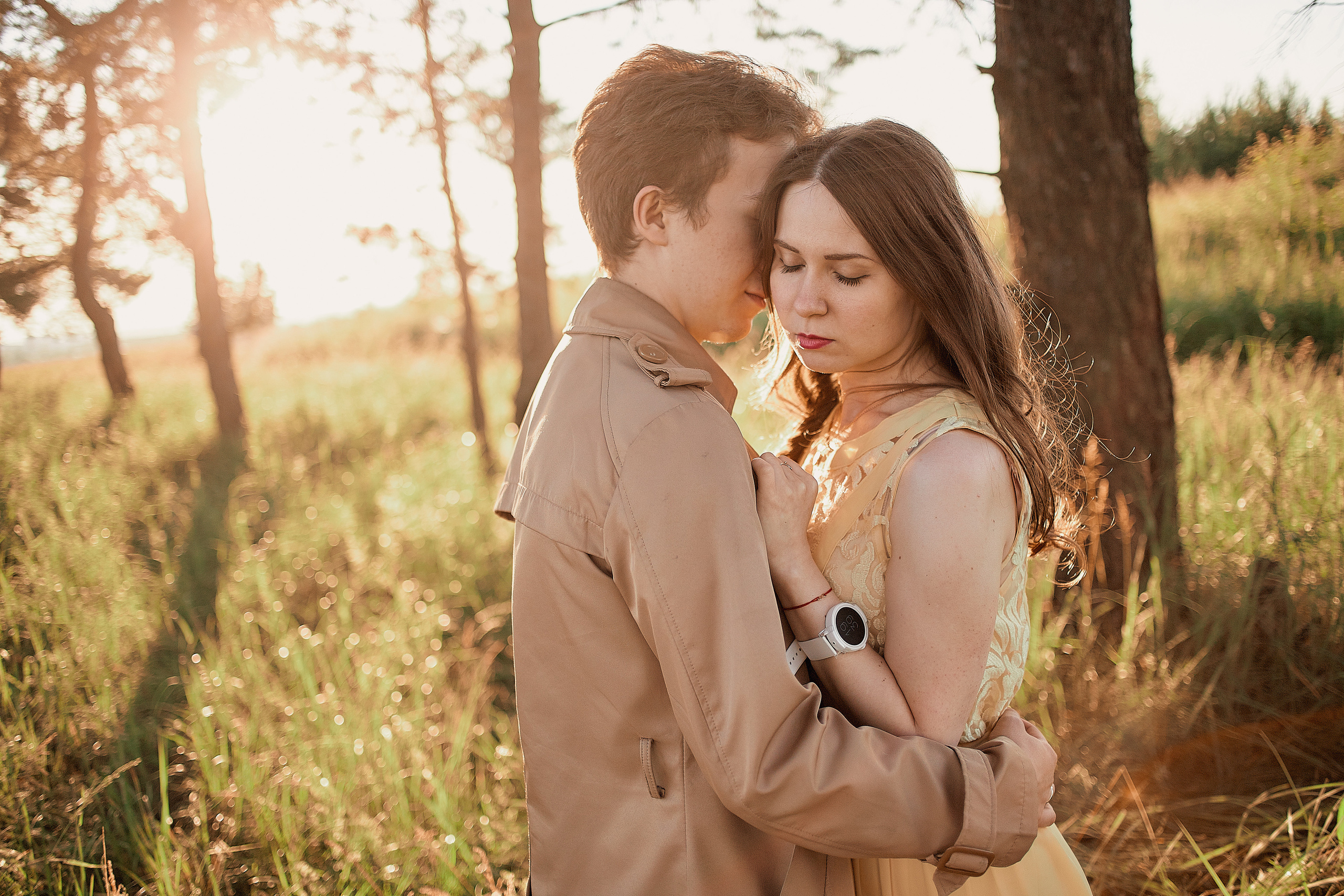 Романтика в лучах закатного солнца. Свадебный и семейный фотограф Алексей Сафонов