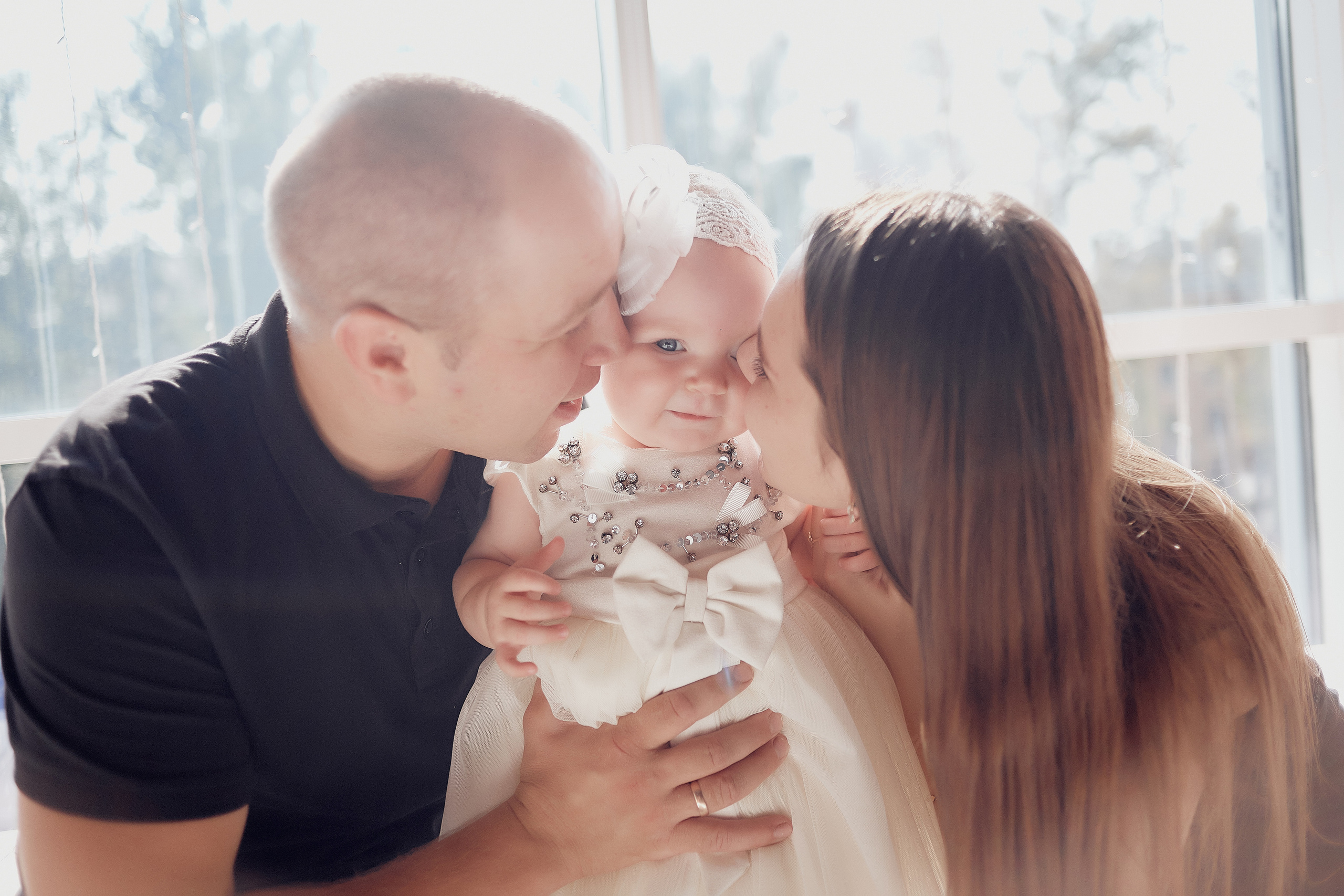 Первый день рождения прекрасной девочки. Свадебный и семейный фотограф Алексей Сафонов