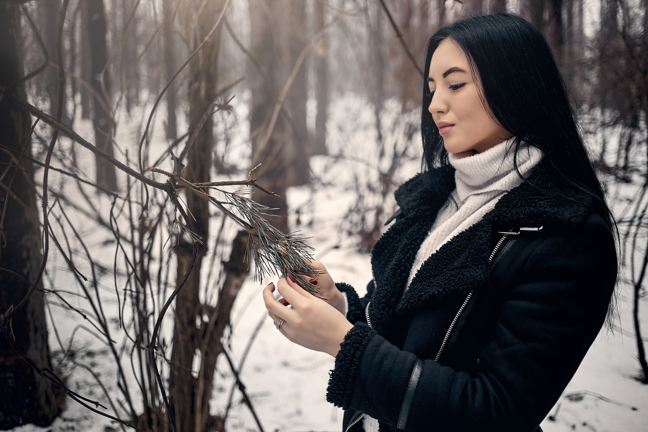 Полина в тумане. Свадебный и семейный фотограф Алексей Сафонов