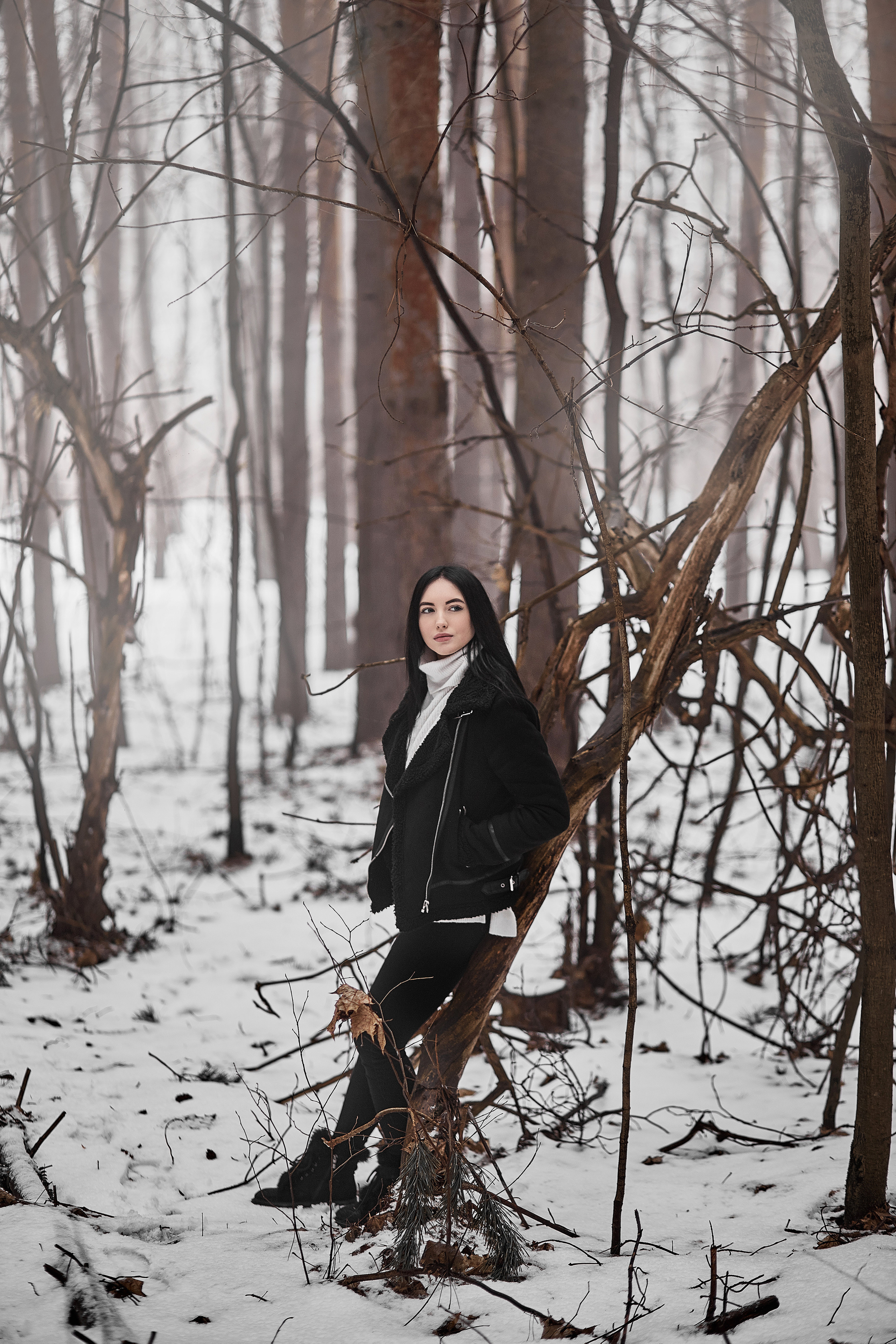 Полина в тумане. Свадебный и семейный фотограф Алексей Сафонов