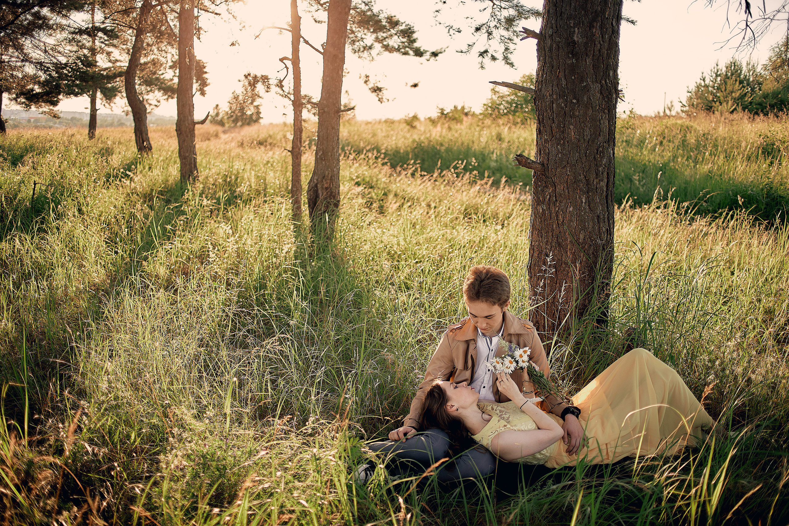 Романтика в лучах закатного солнца. Свадебный и семейный фотограф Алексей Сафонов