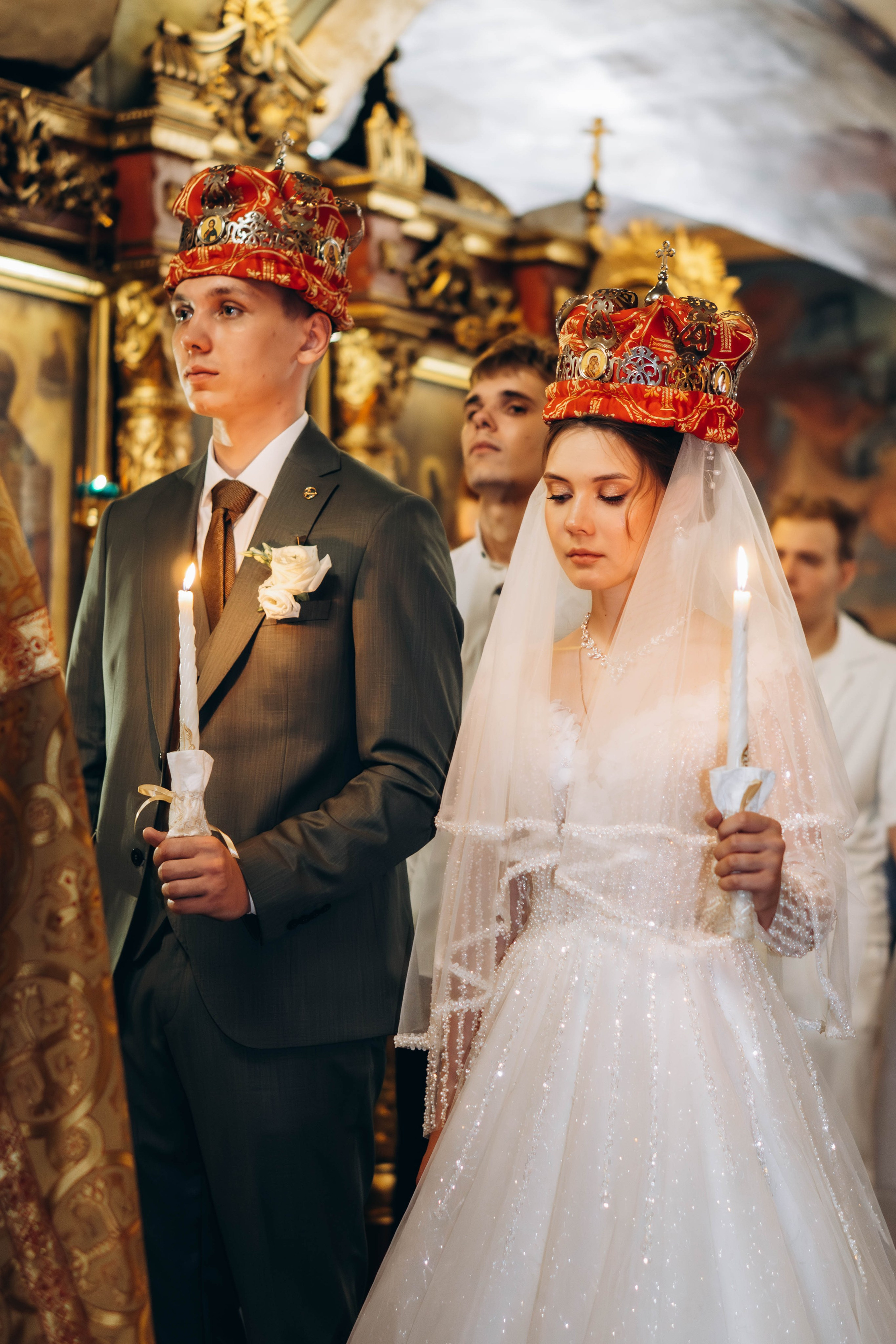 Венчание Поликарпа и Антонины Церковь Рождества Христова. Фотограф Москва Валерия Веденина