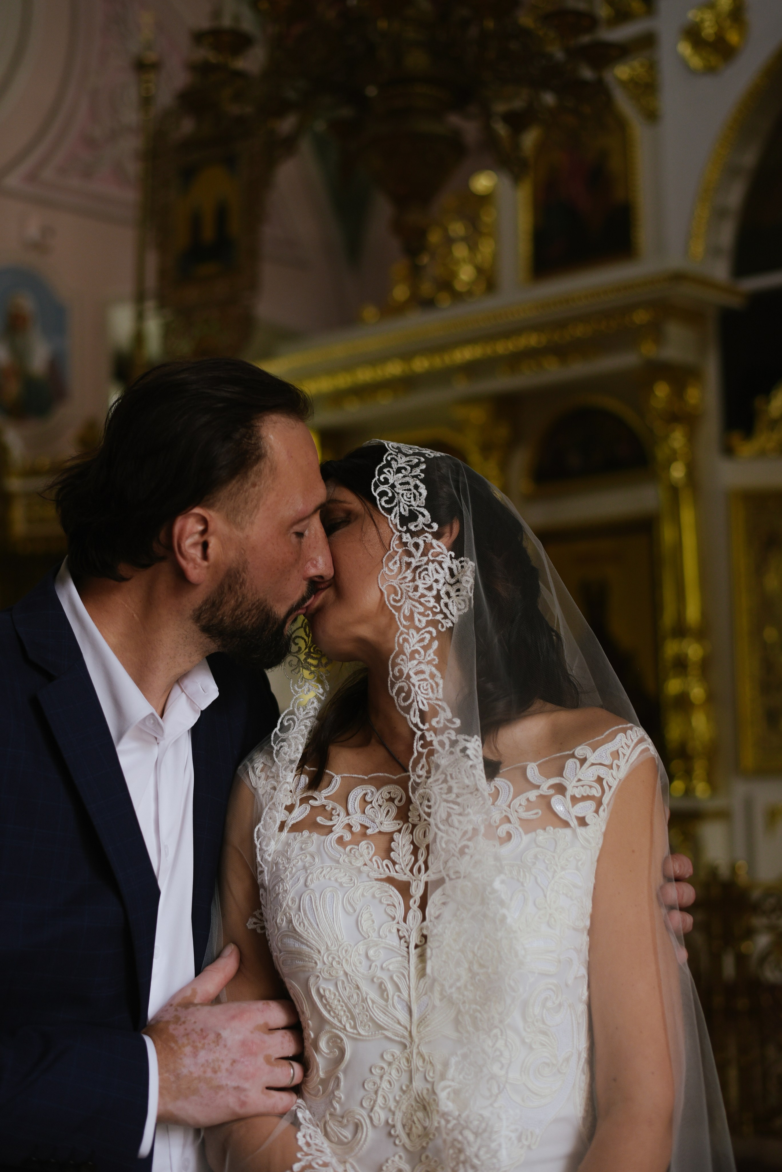 Венчание Храм Живоначальной Троицы на Воробьёвых горах. Фотограф Лола Волна, город Москва