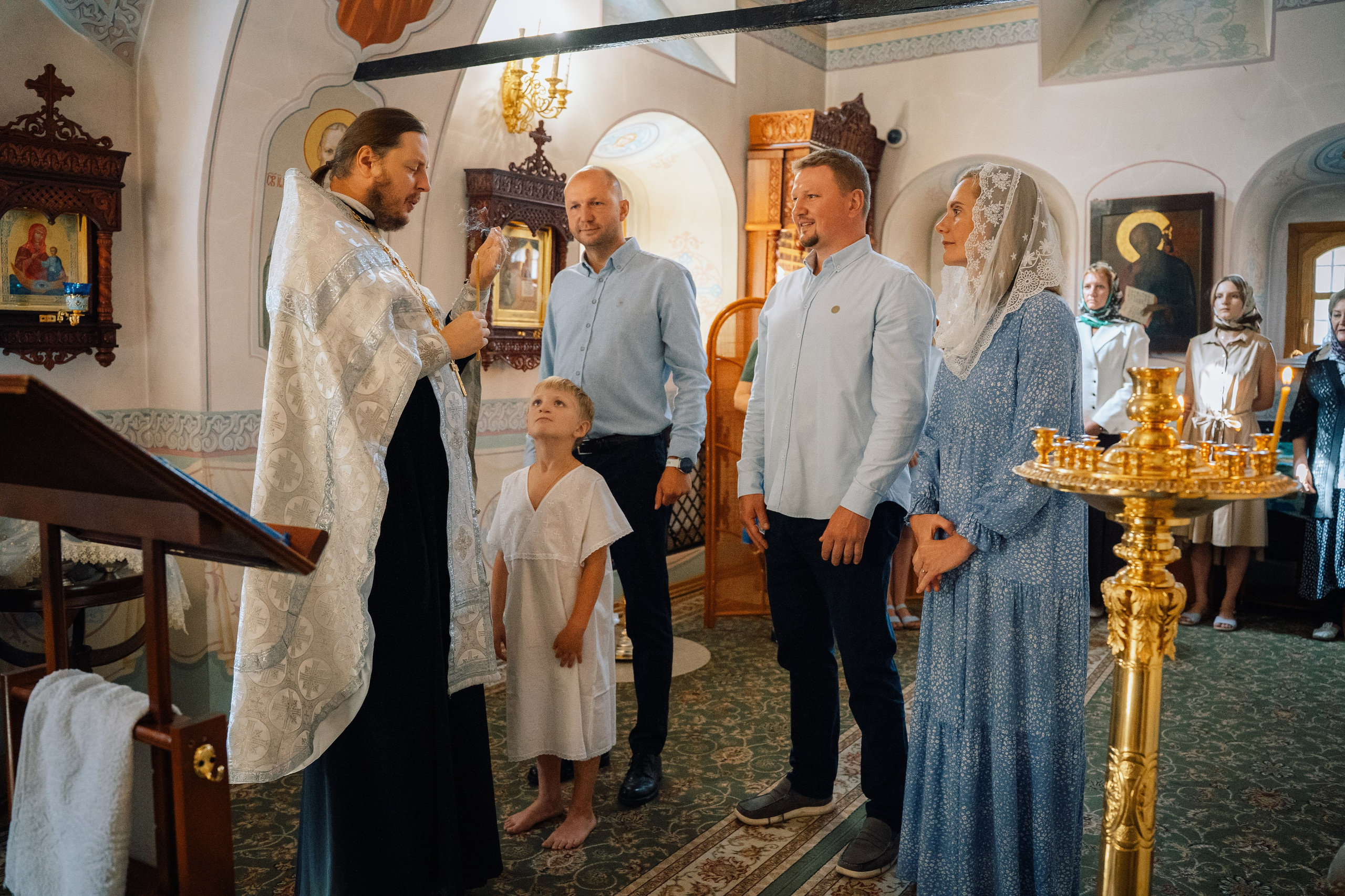 Крещение Марка. Фотограф Казакова Анастасия