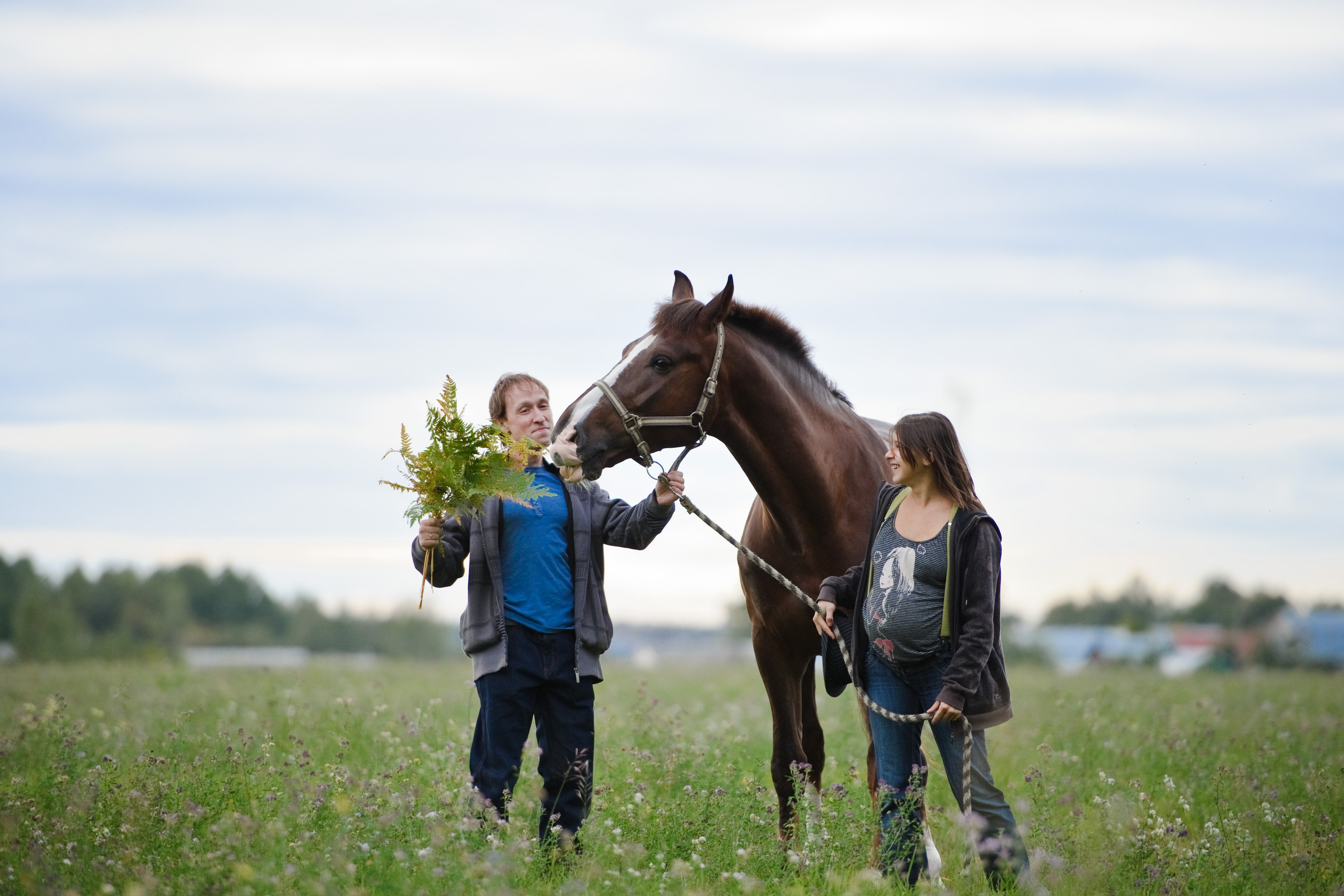 Татьяна и Алексей. В ожидании малыша. Семейный фотограф Анна Дубовская