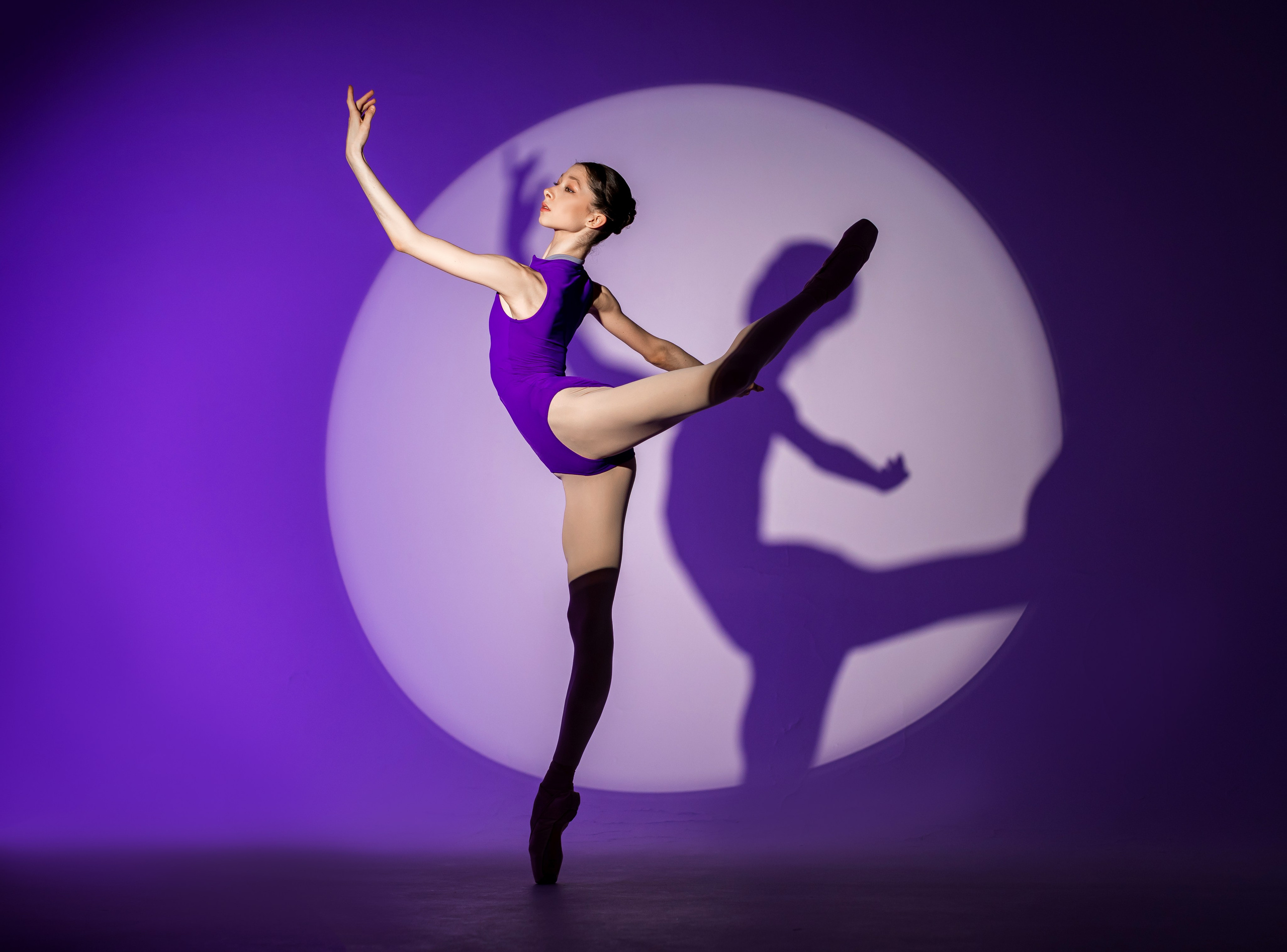 Балетная съёмка на белой циклораме и фонах. Балетный фотограф Алина Ханько — Душа Балета