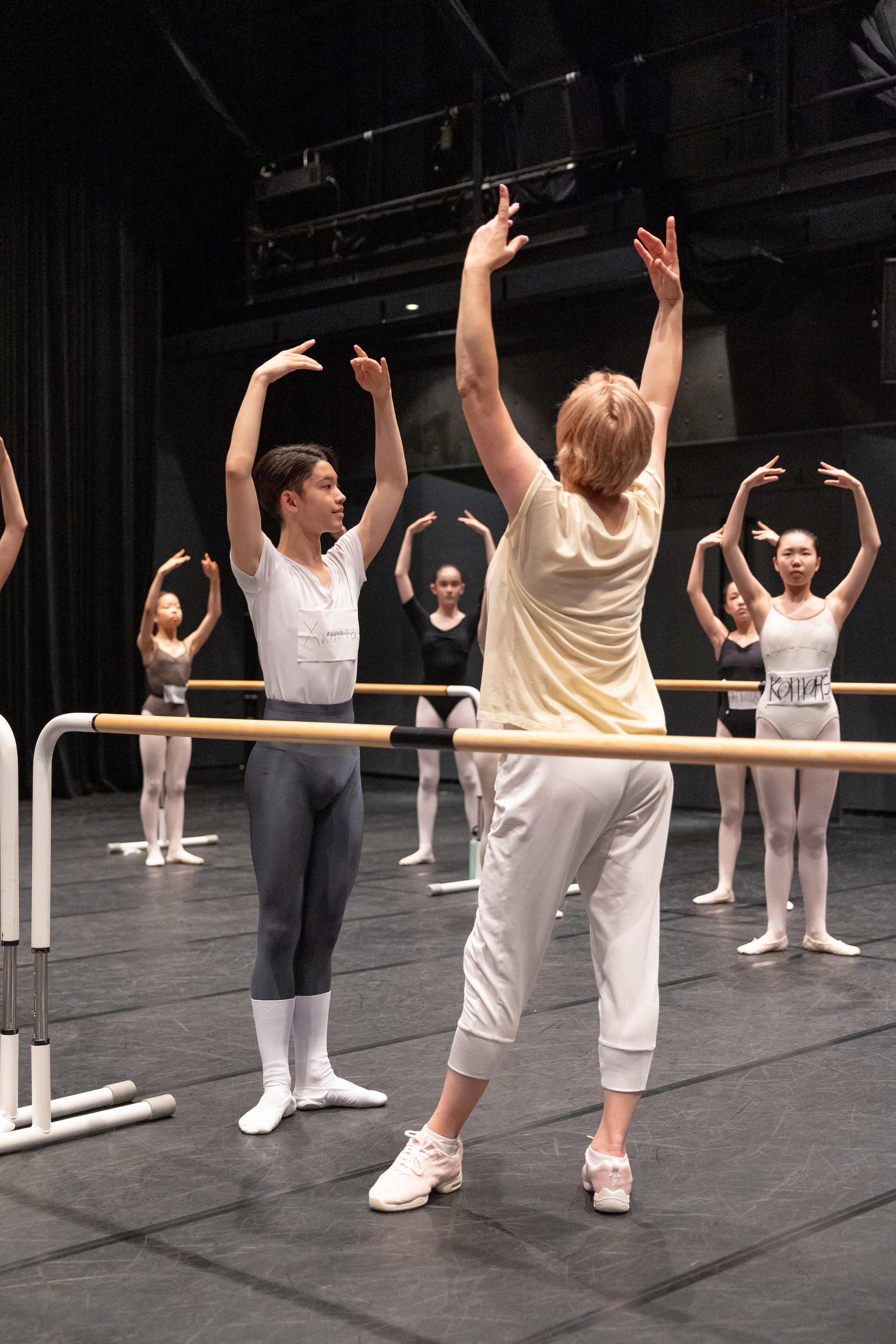 Репортажная съёмка открытых уроков и репетиций. Балетный фотограф Алина Ханько — Душа Балета