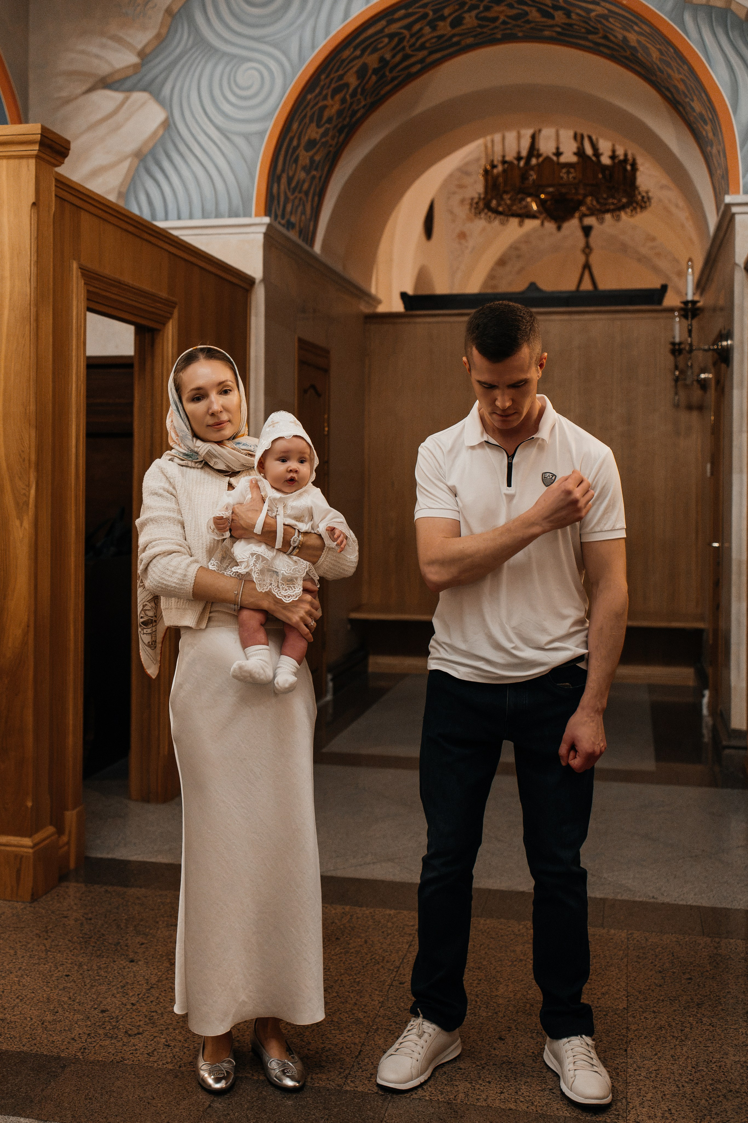 Крещение Анны. Семейный фотограф в Москве Алина Киблина