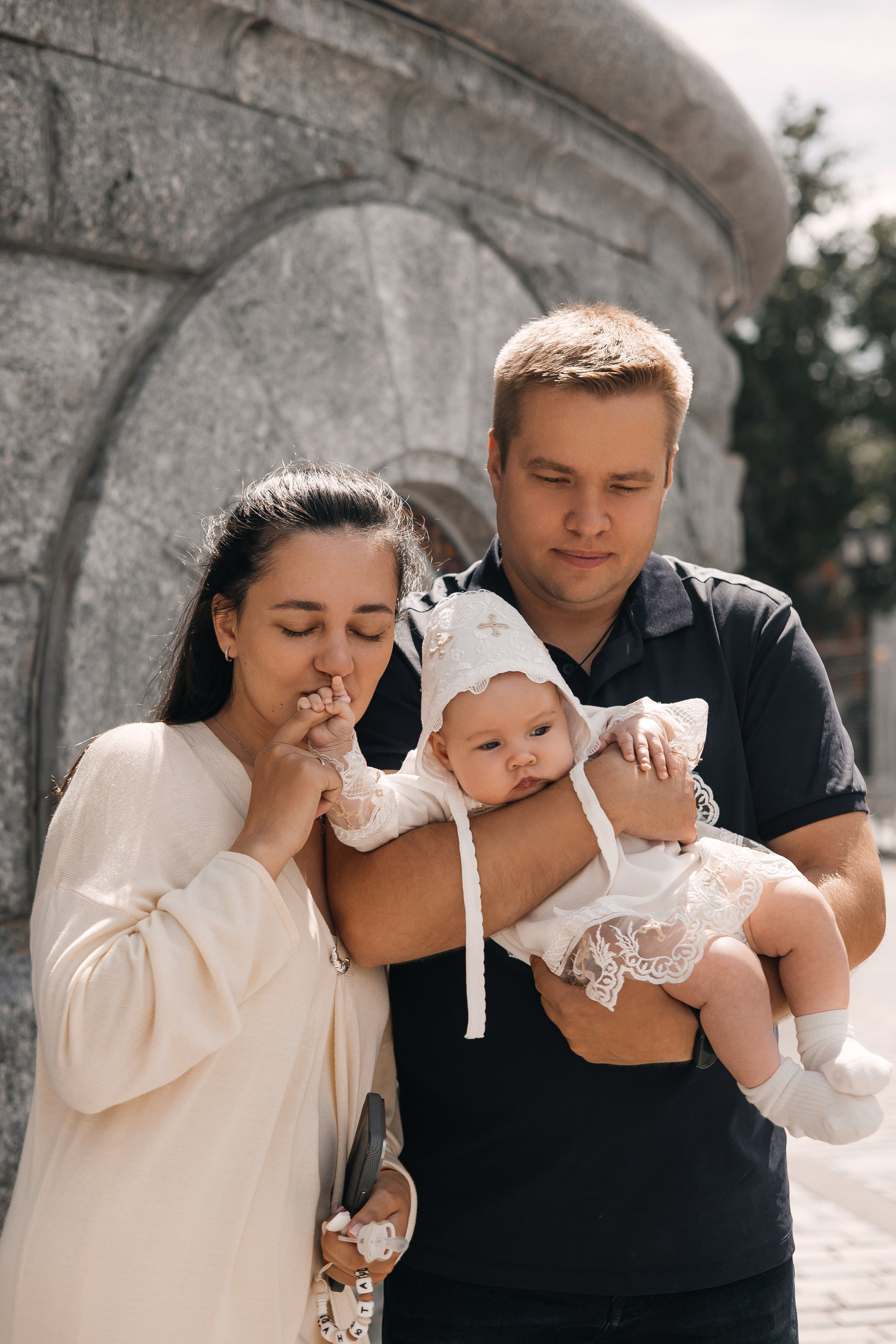 Крещение Анны. Семейный фотограф в Москве Алина Киблина
