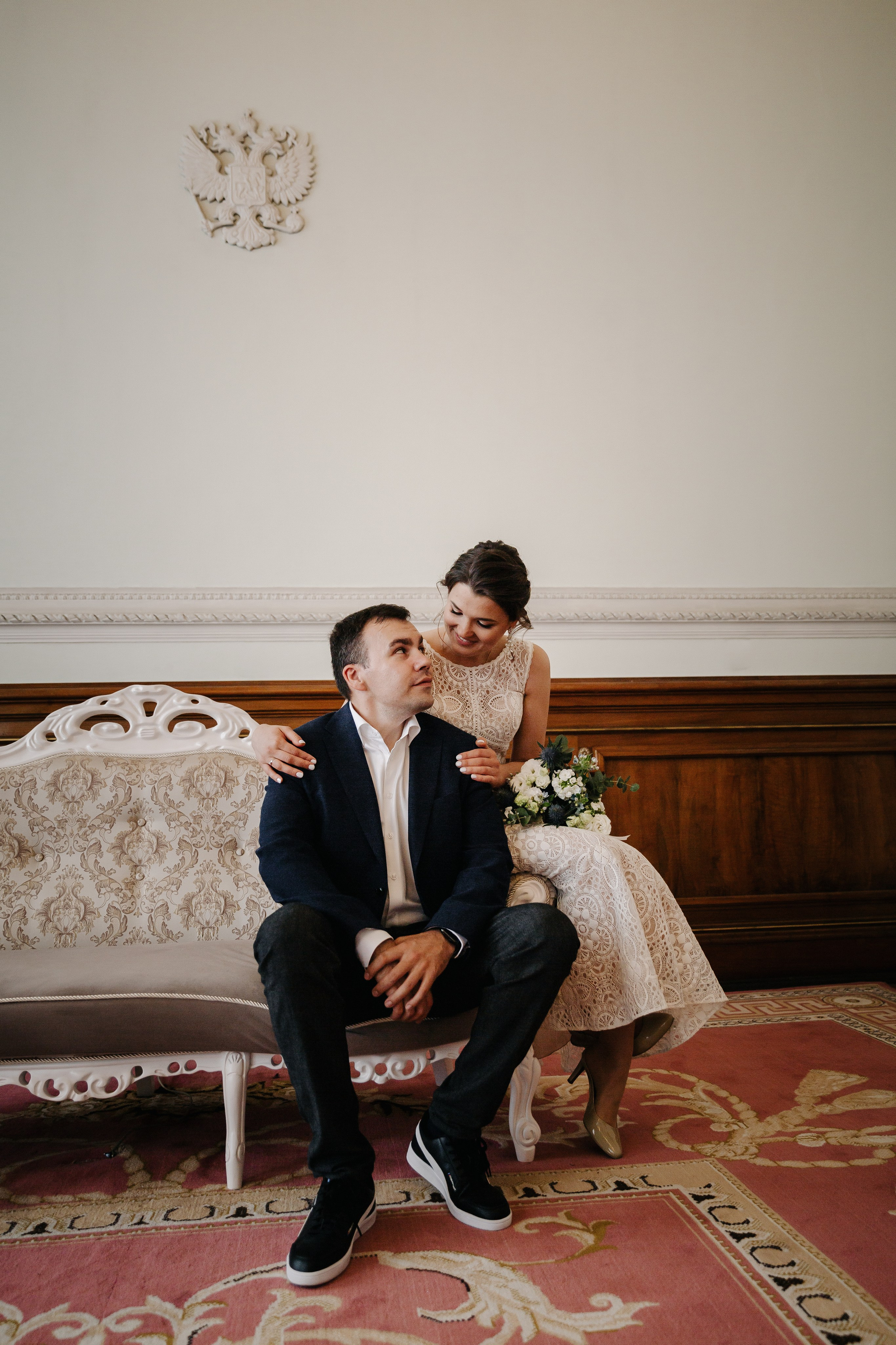 ДВОРЕЦ № 1 | Июль, Исаакиевская площадь. Свадебный фотограф в Санкт-Петербурге Полина Корзухина