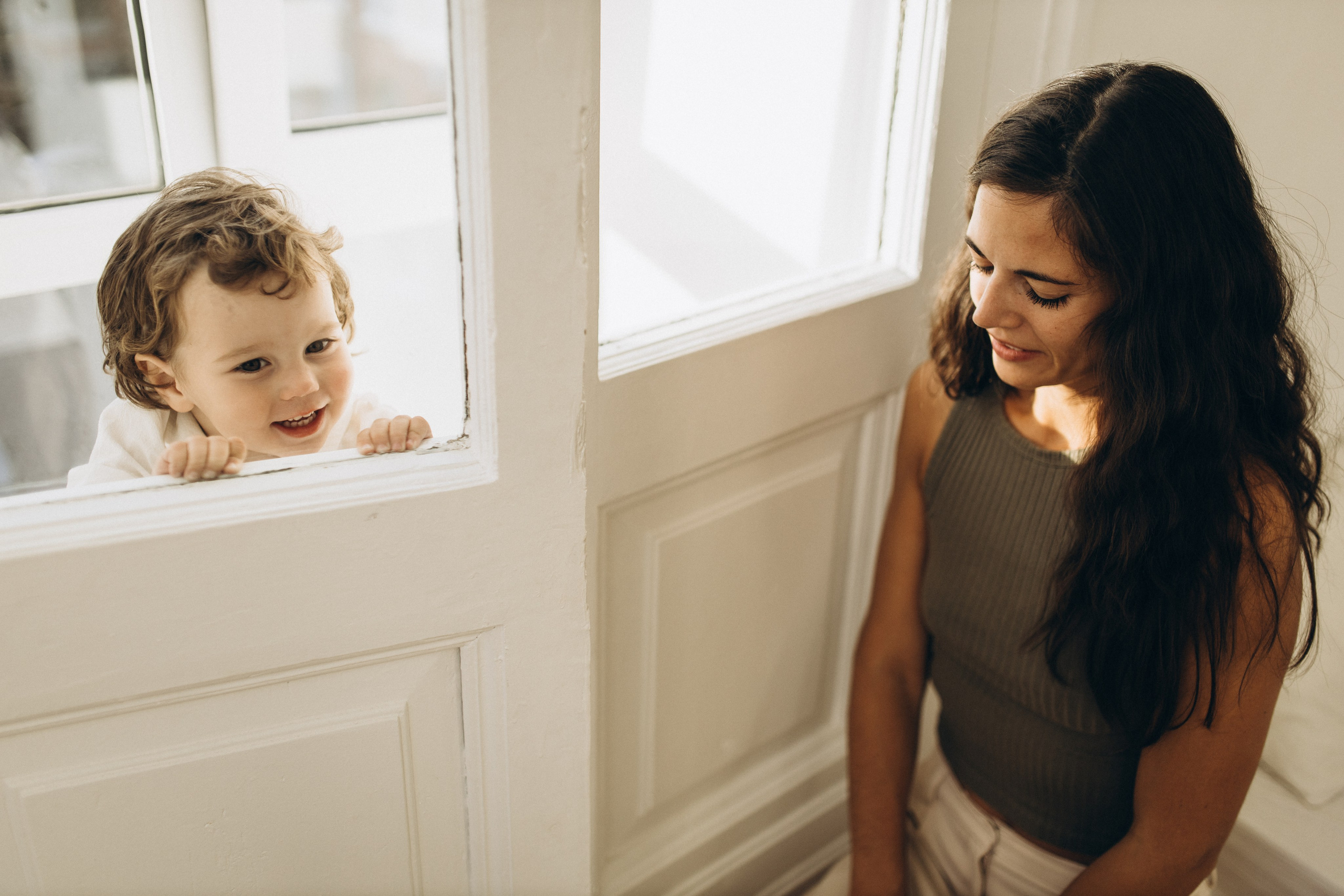 Андрей с мамой в студии. Семейный фотограф в Самаре Елена Ефимова