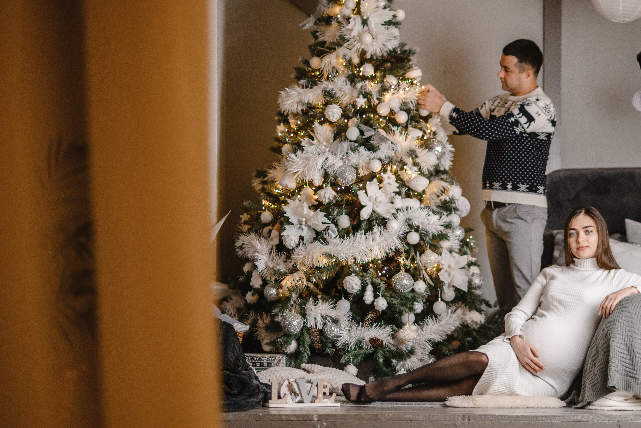 В новогодней фотостудии. Свадебный фотограф Ижевск Петр Шишков