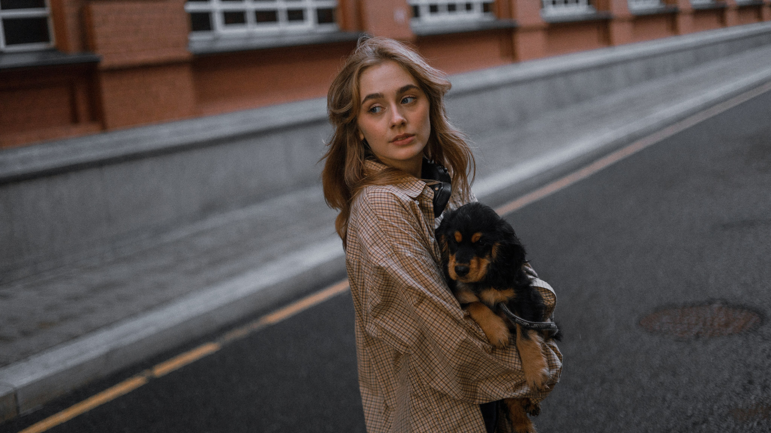 Аня и Ривер. Фотограф-анималист Богданова Полина