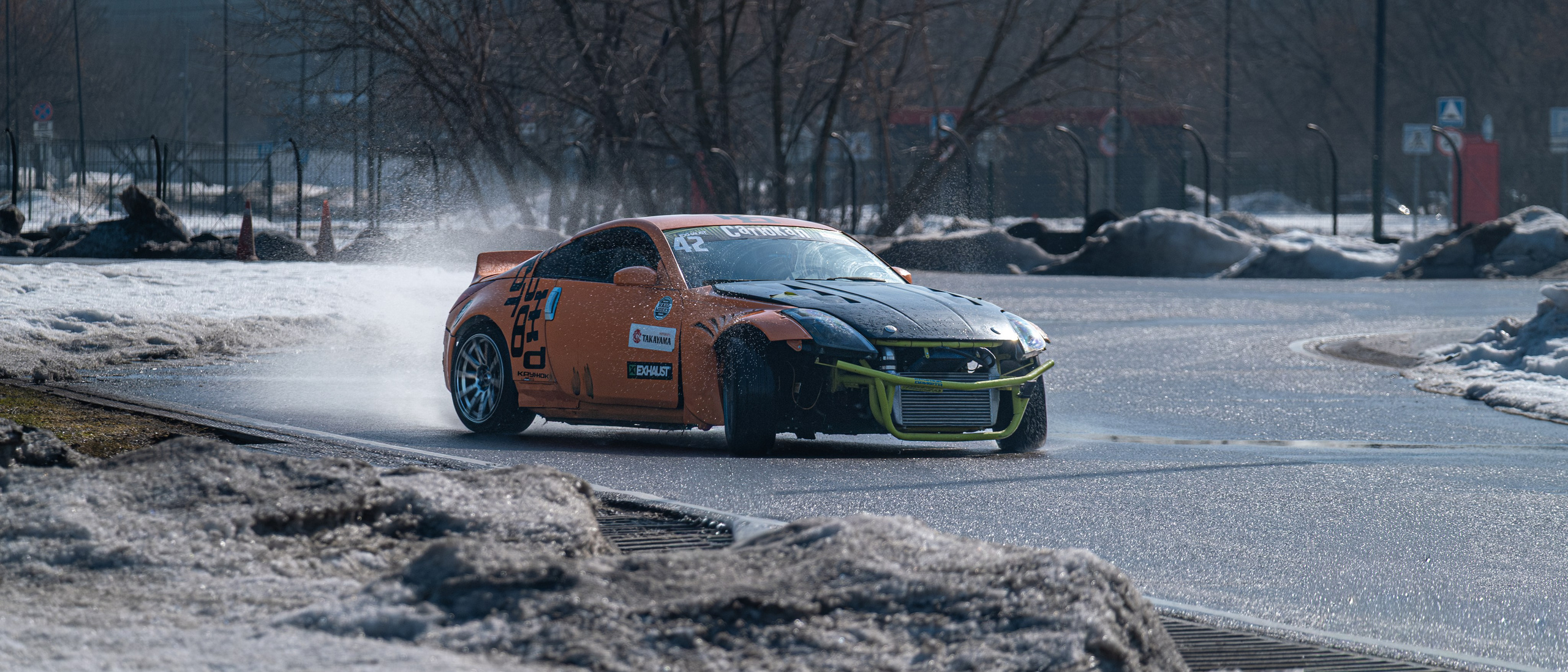 Спортивная автомобильная съемка. Malenkyia