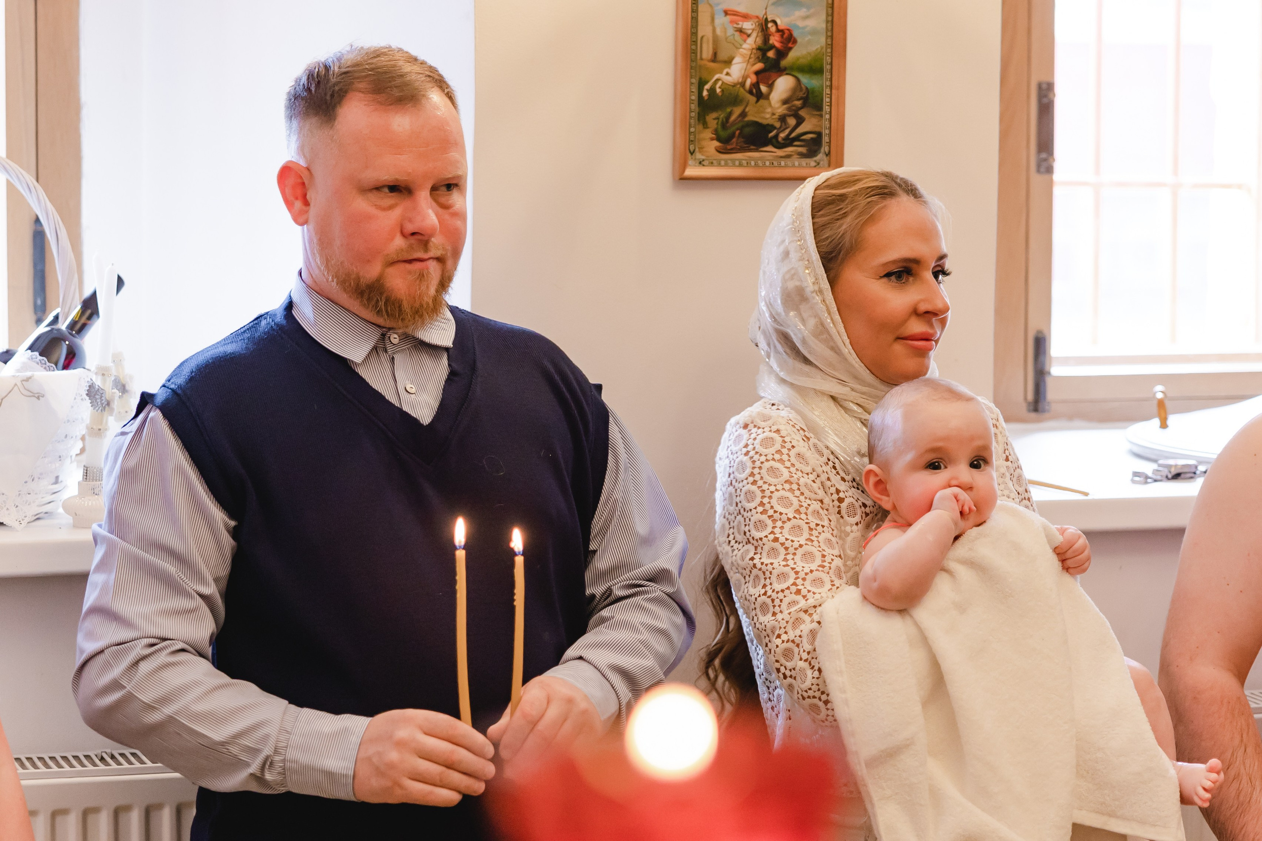 Таинство Крещения. Сайт с красивыми фотографиями и людьми