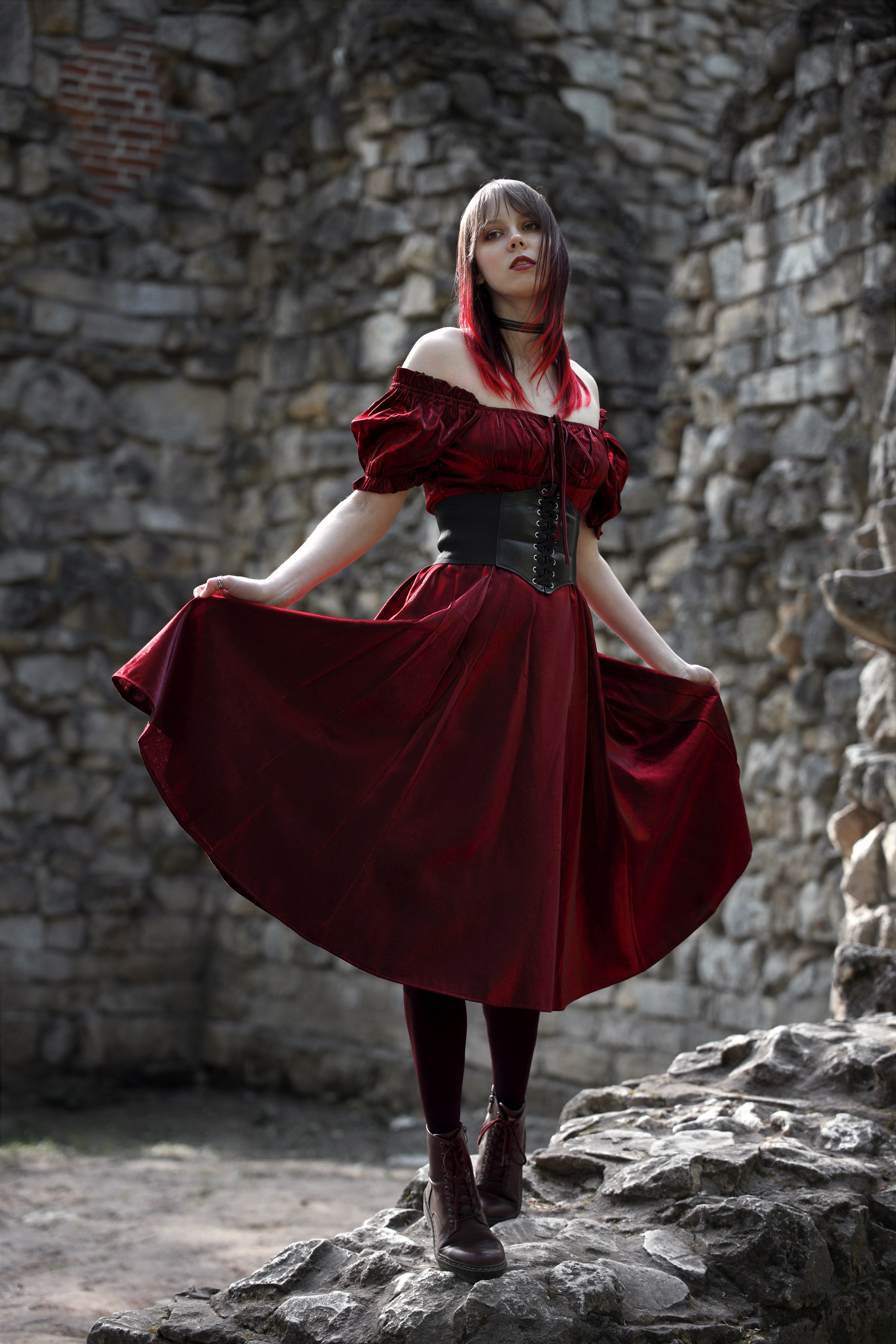 Jungfrau in Rot. Арт-фотограф. Coffelisk