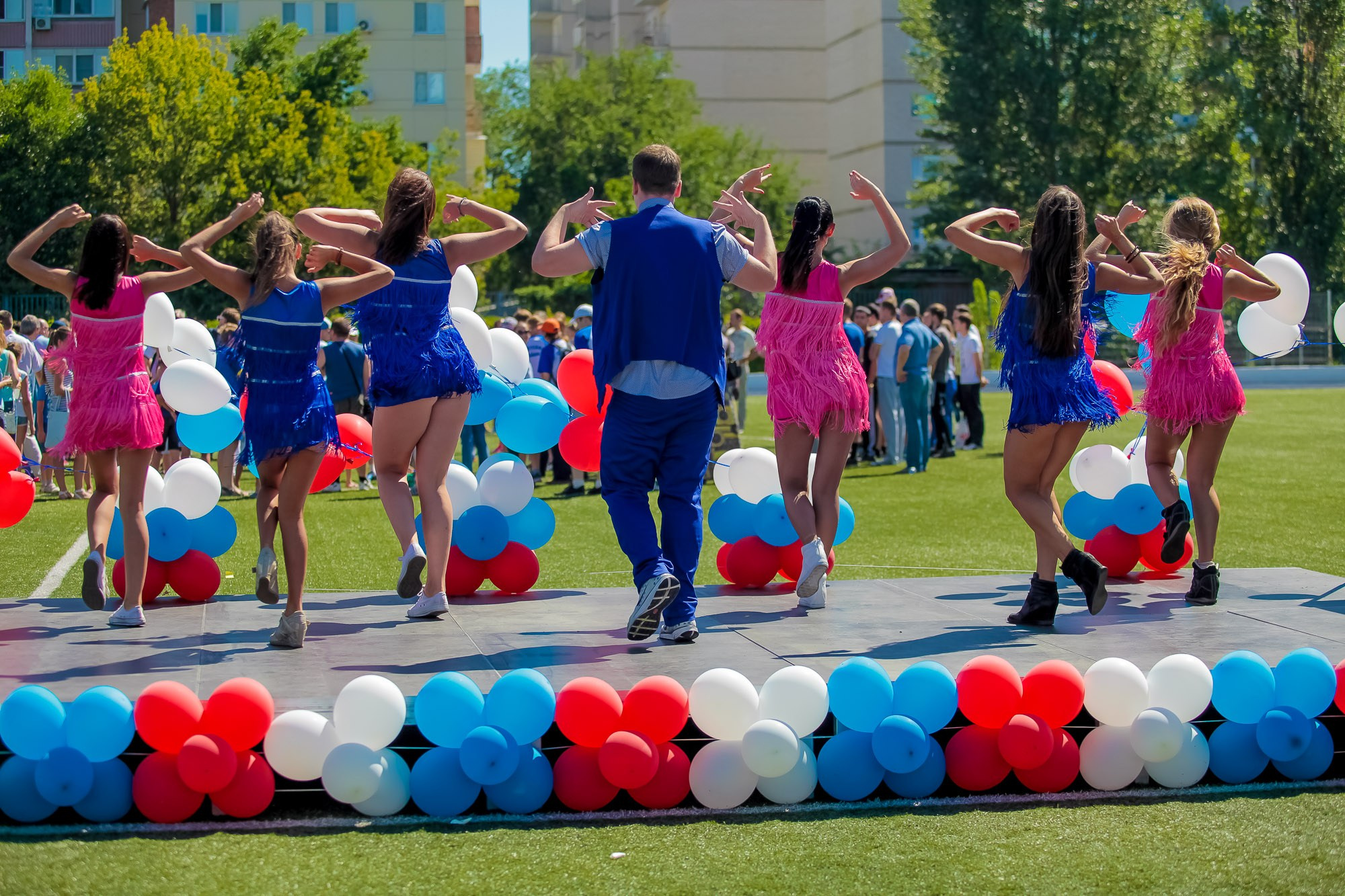 День Физкульт. Максим Матвийченко и Виктория Басова профессионалы своего дела