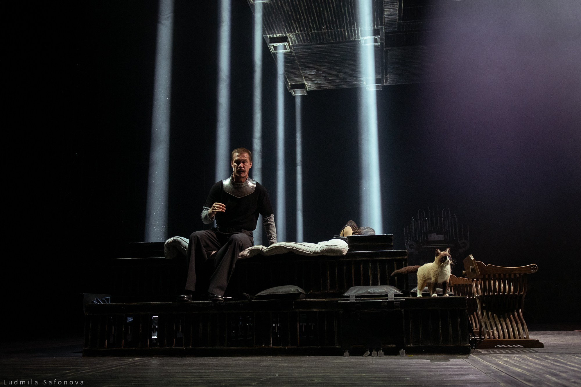 Гамлет. Режиссёр Андрей Гончаров. Гамлет Юра Борисов. Lucytheatre