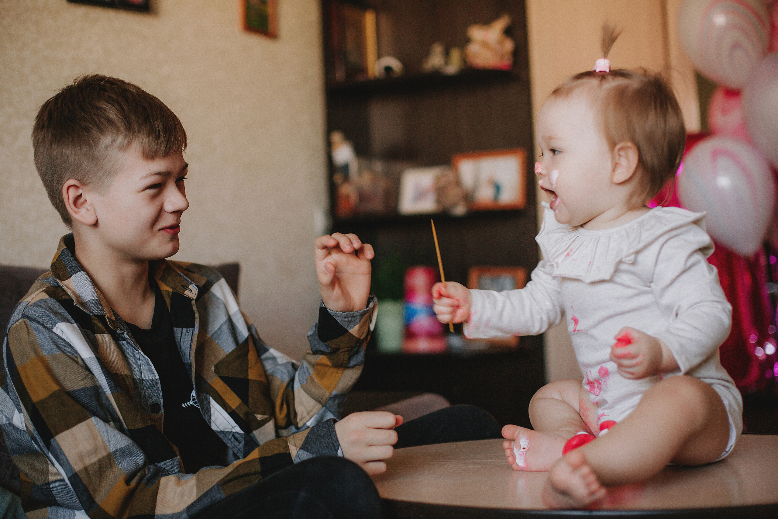 Женя, Дима, Егор и Даша! Годовасие дома!. Свадебный, семейный фотограф в Дзержинске, Нижнем Новгороде Наталья Хр