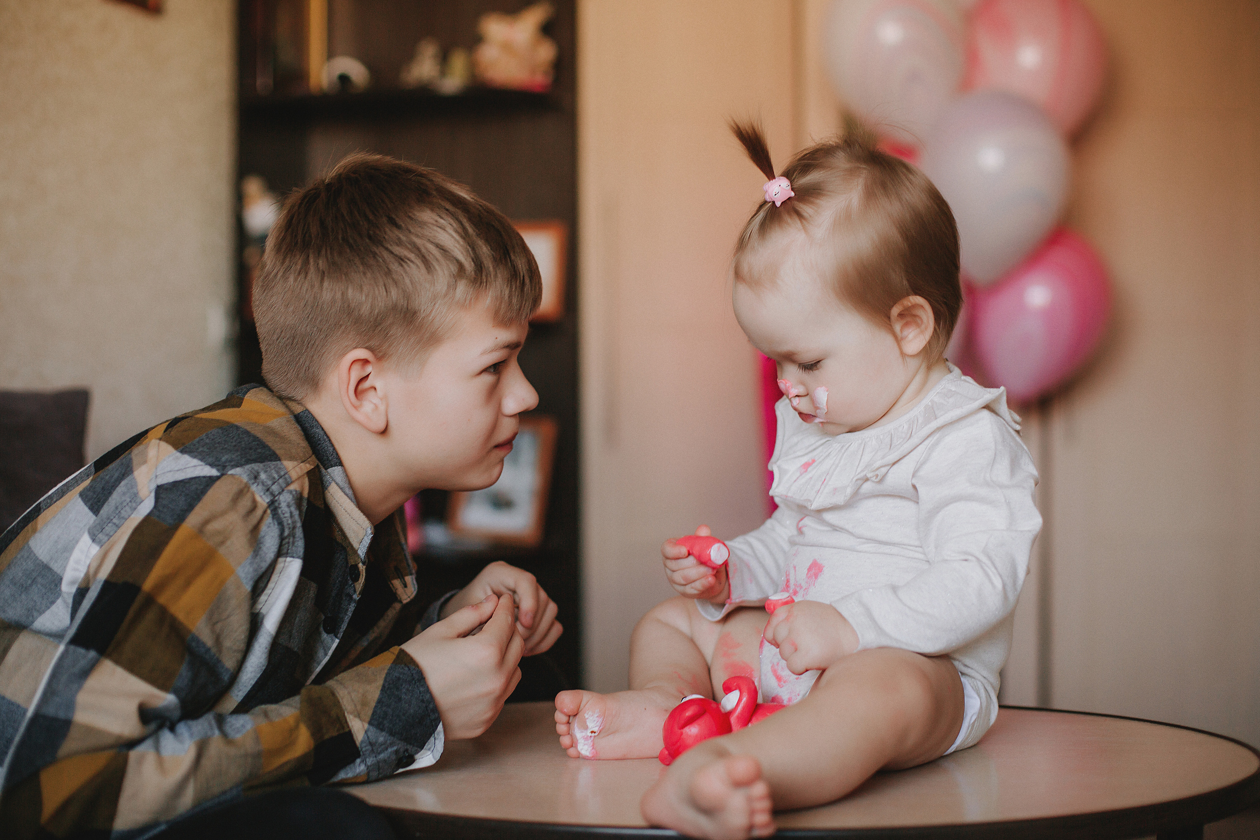 Женя, Дима, Егор и Даша! Годовасие дома!. Свадебный, семейный фотограф в Дзержинске, Нижнем Новгороде Наталья Хр