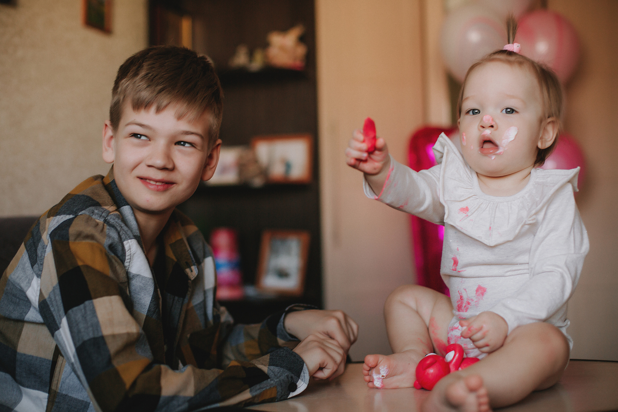 Женя, Дима, Егор и Даша! Годовасие дома!. Свадебный, семейный фотограф в Дзержинске, Нижнем Новгороде Наталья Хр