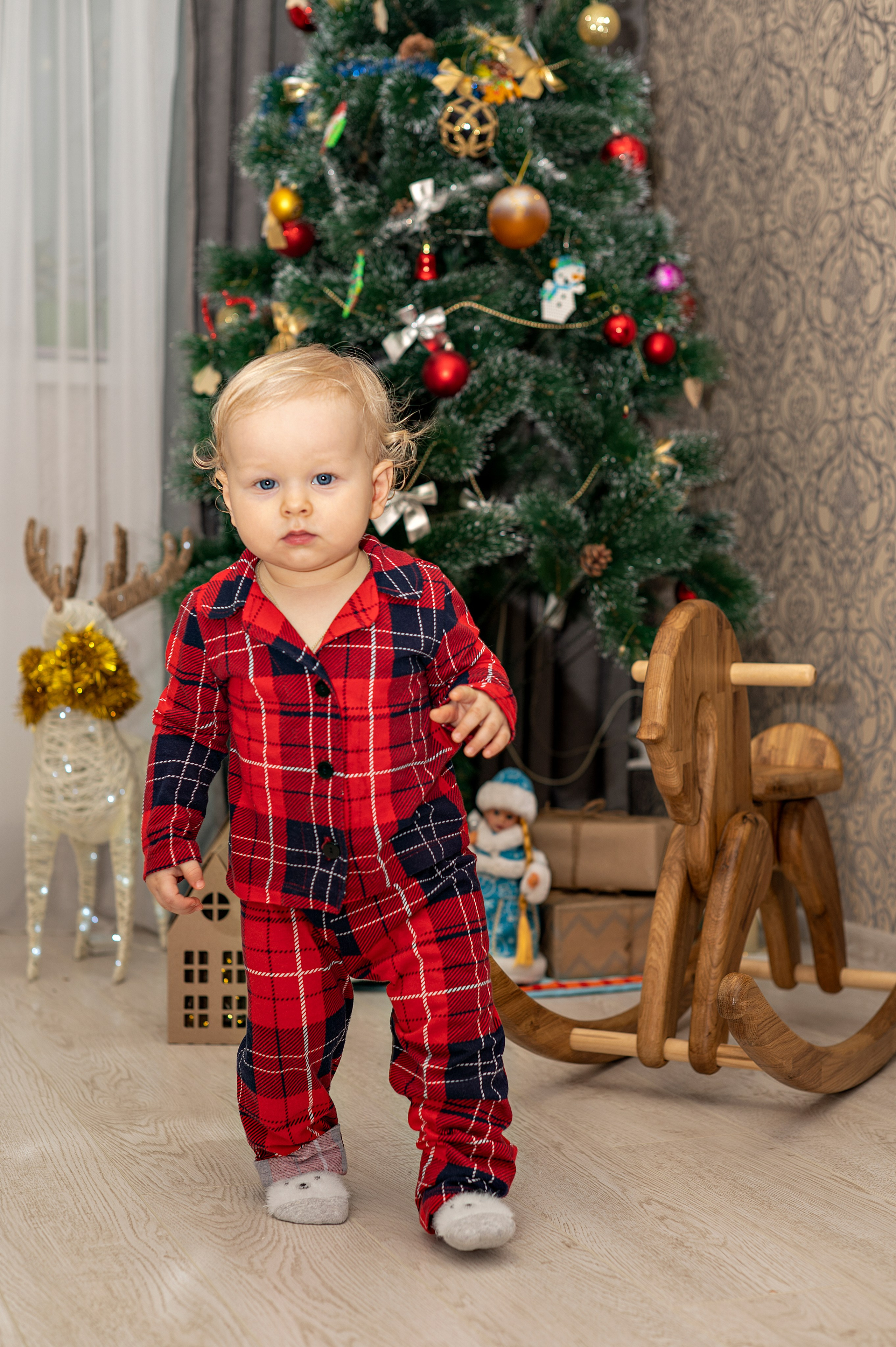 Новогодняя домашняя фотосессия. Детский и семейный фотограф г. Москва Оксана Катаджи