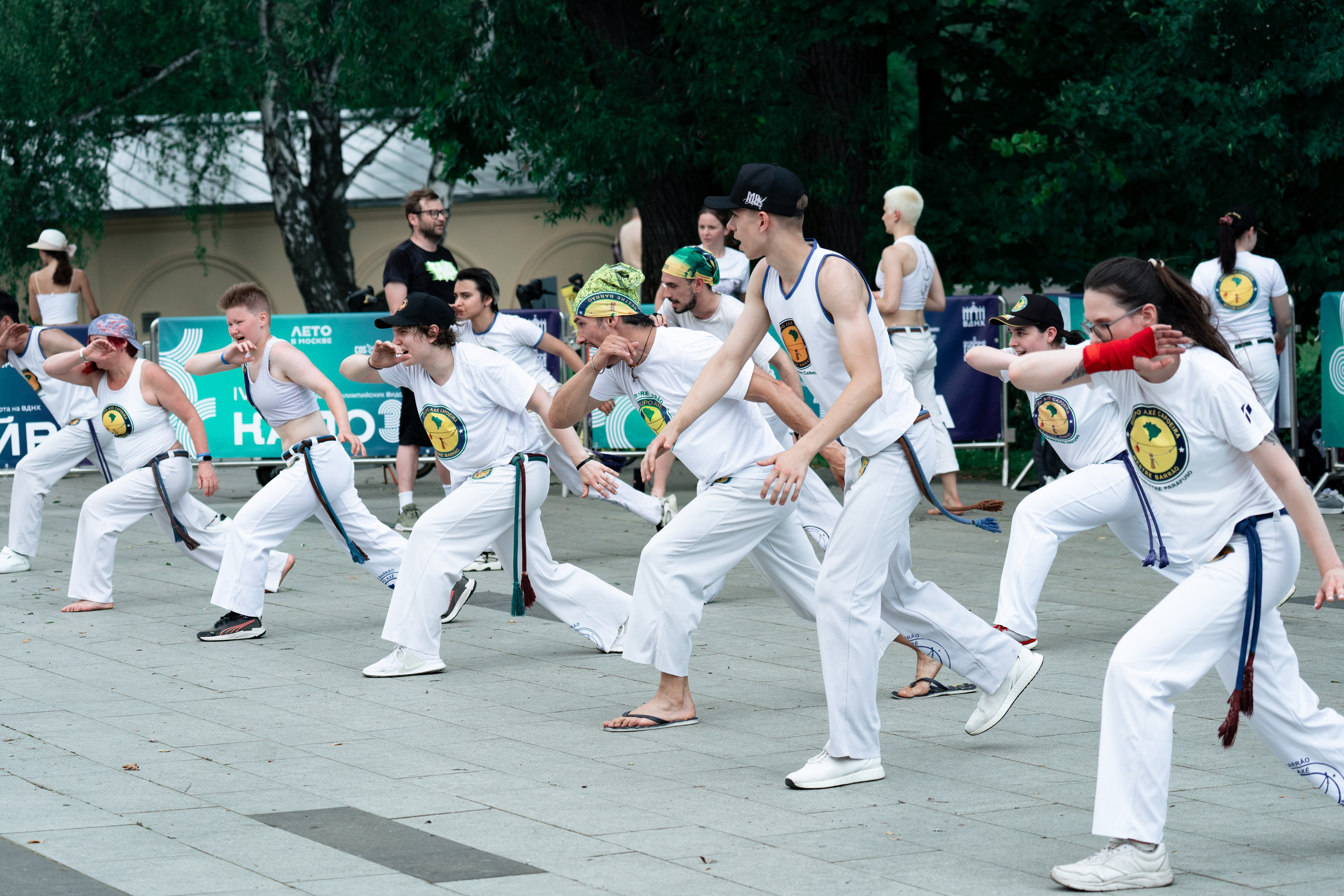 Открытый класс AXE Capoeira на фестивале неолимписких видов спорта на ВДНХ 2025 г:. Фотограф в Москве Ткаченко Владимир